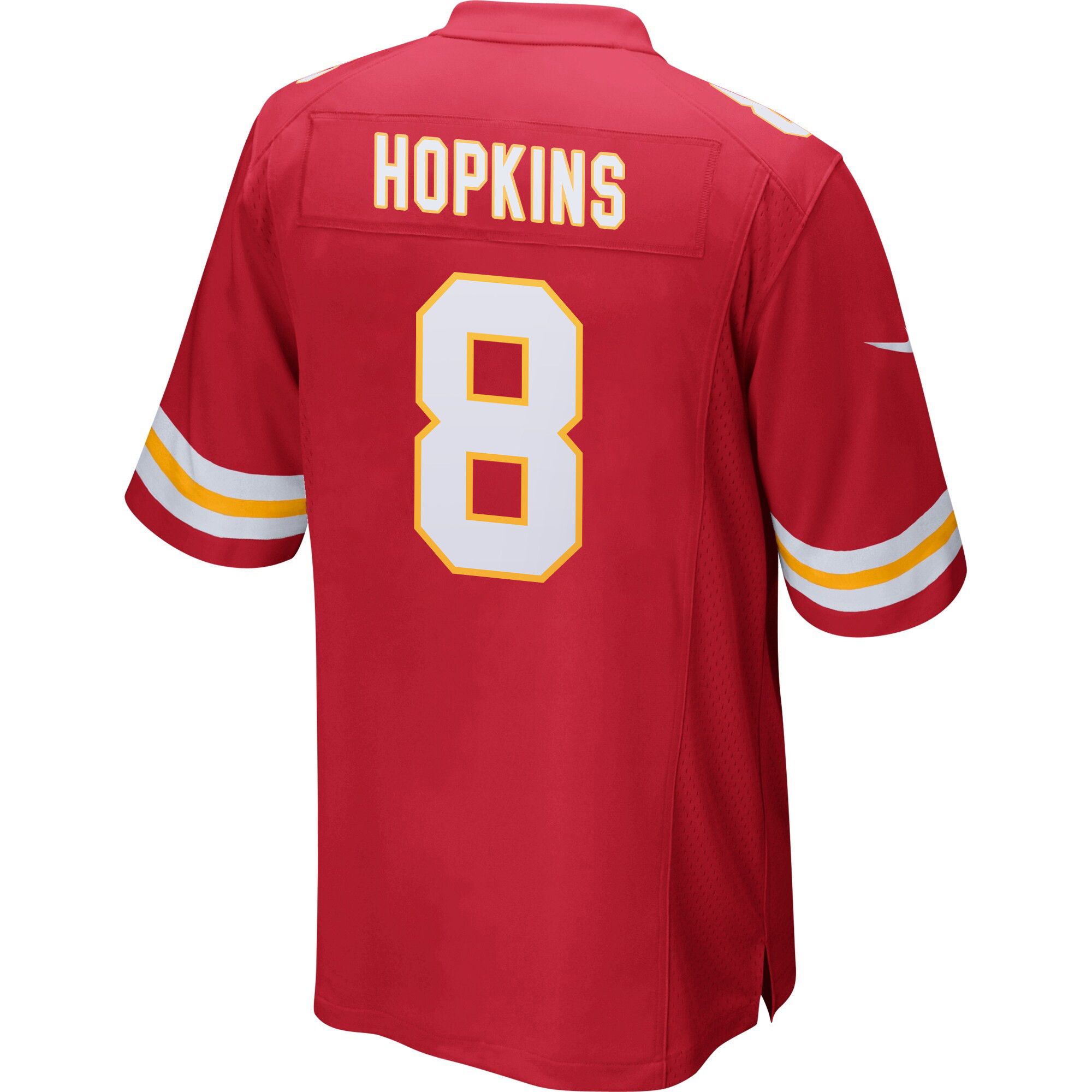 DeAndre Hopkins 8 Kansas City Chiefs Super Bowl LIX New Orleans Patch Game Men Jersey - Red