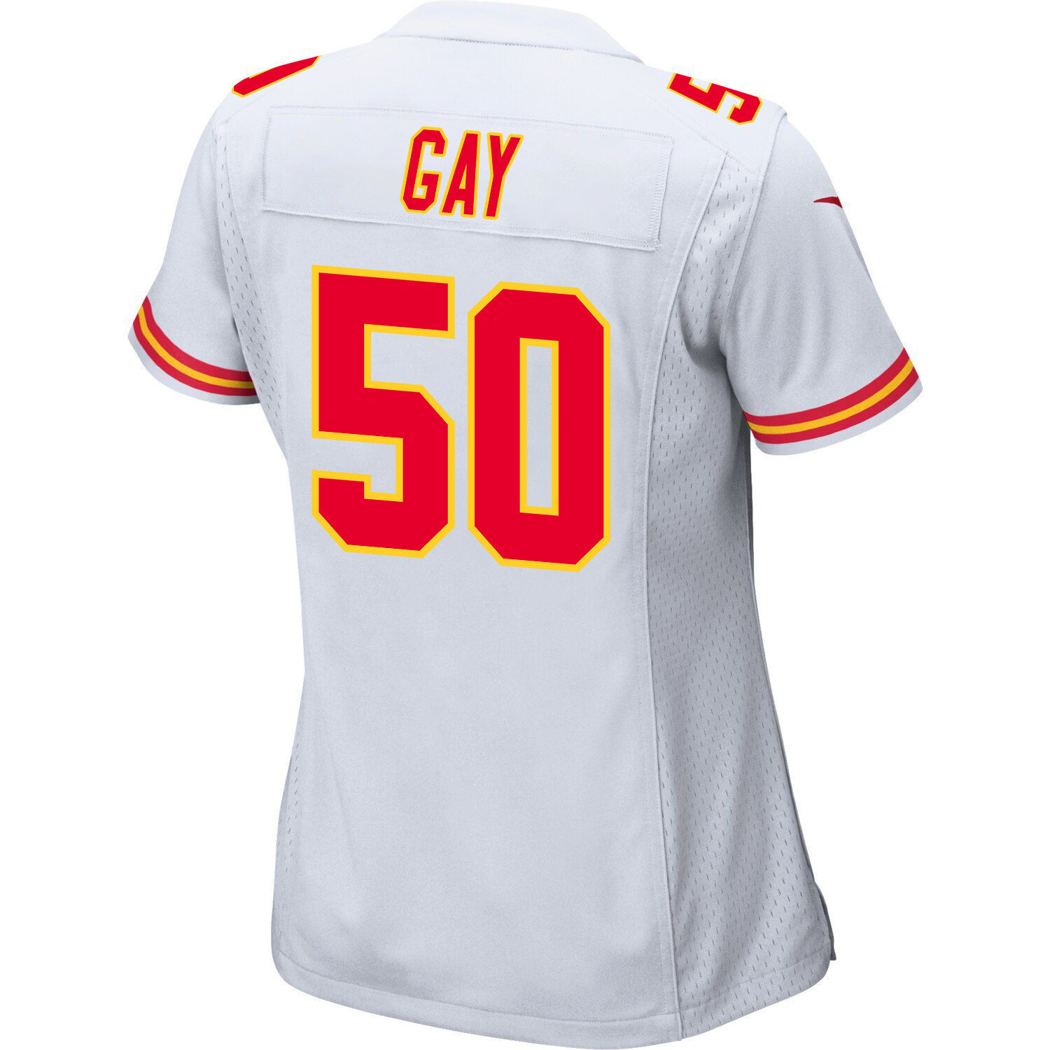 Willie Gay 50 Kansas City Chiefs Super Bowl LVIII Patch Game Women Jersey - White