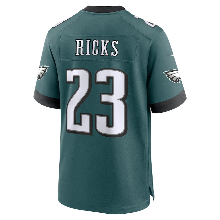 Eli Ricks #23 Philadelphia Eagles Super Bowl LIX YOUTH Jersey - Midnight Green