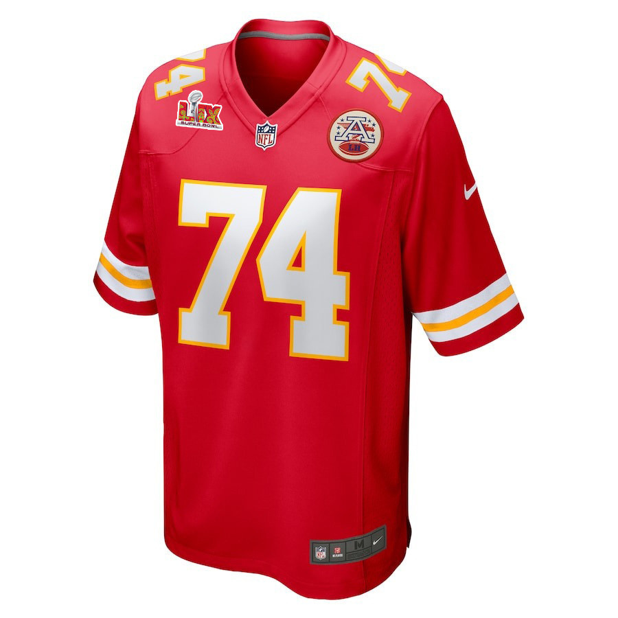 Jawaan Taylor #74 Kansas City Chiefs Super Bowl LIX YOUTH Jersey - Red