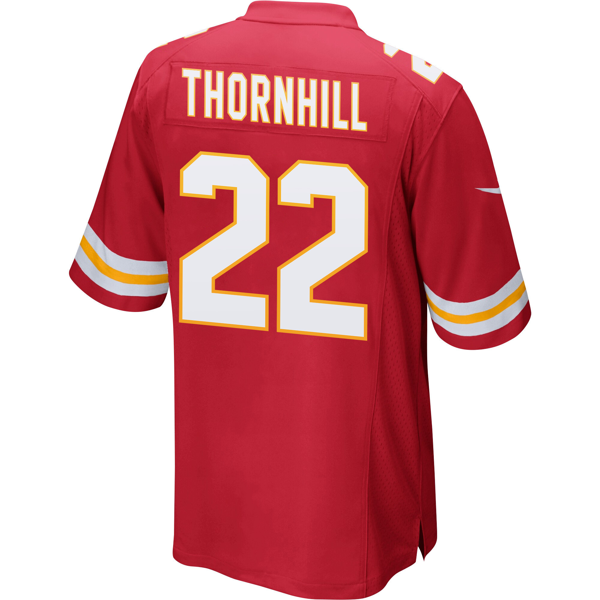 Juan Thornhill 22 Kansas City Chiefs Super Bowl LVII Champions Men Game Jersey - Red