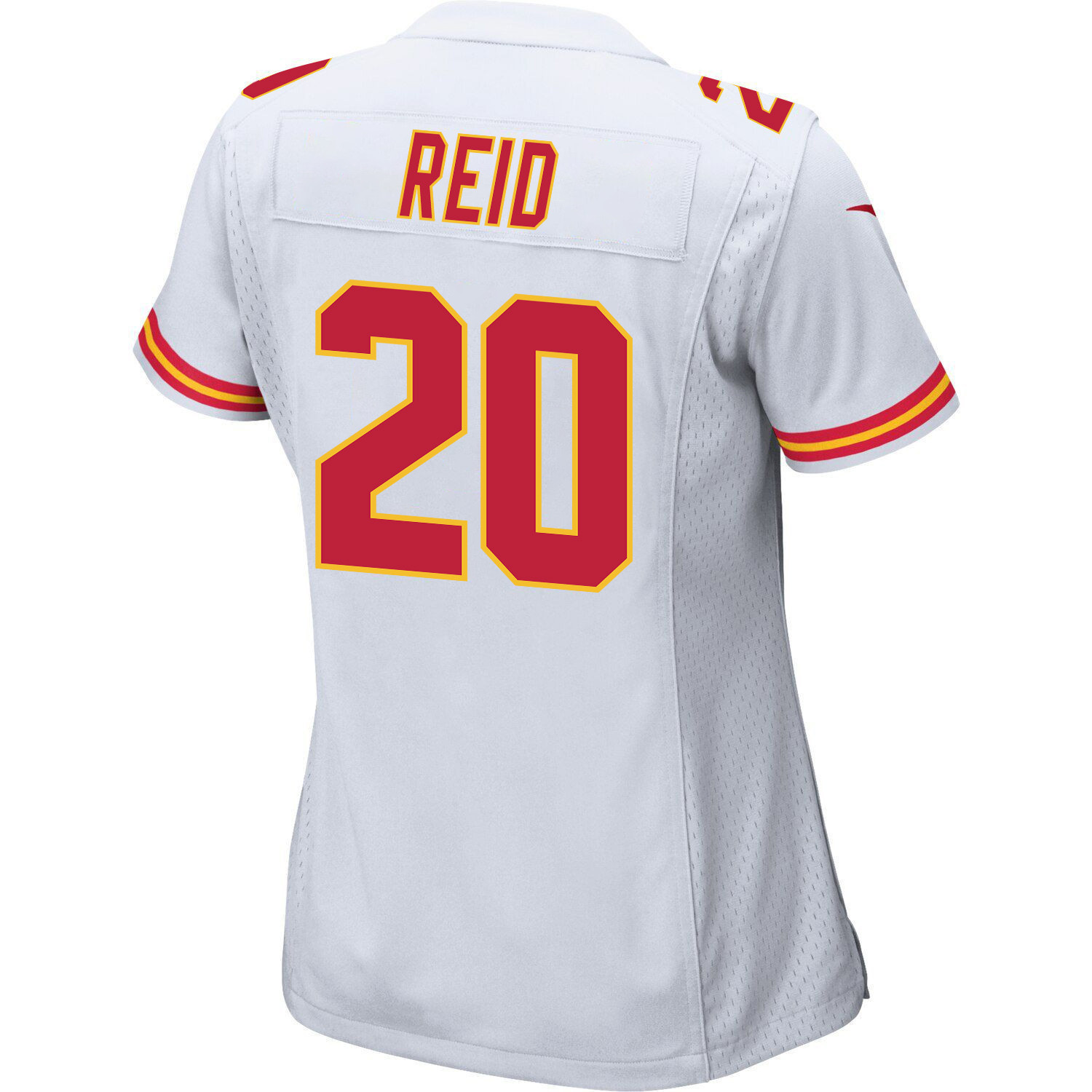 Justin Reid 20 Kansas City Chiefs Super Bowl LVII Champions 3 Stars Women Game Jersey - White