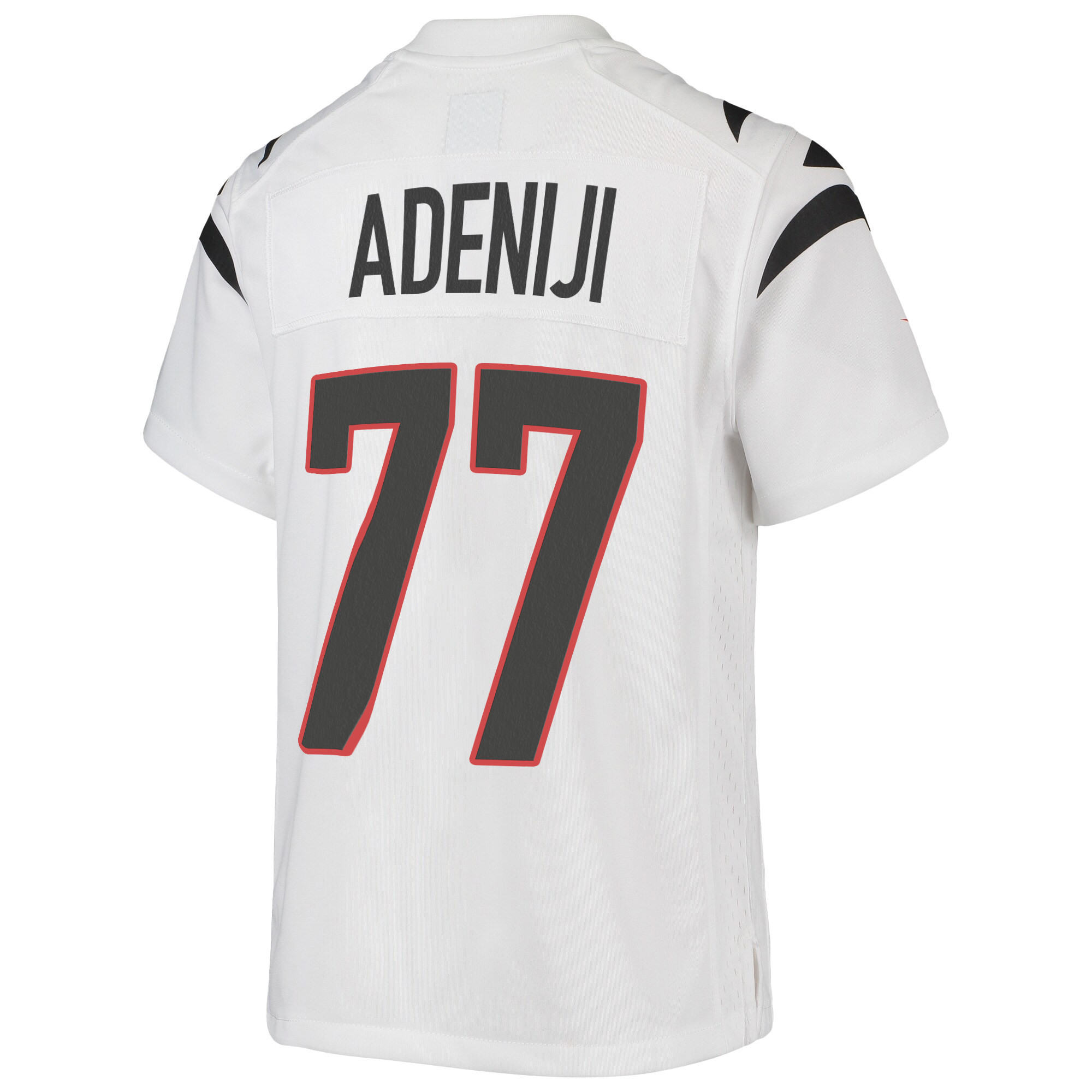 Super Bowl LVI Champions Cincinnati Bengals Hakeem Adeniji 77 White Youth's Jersey Jersey