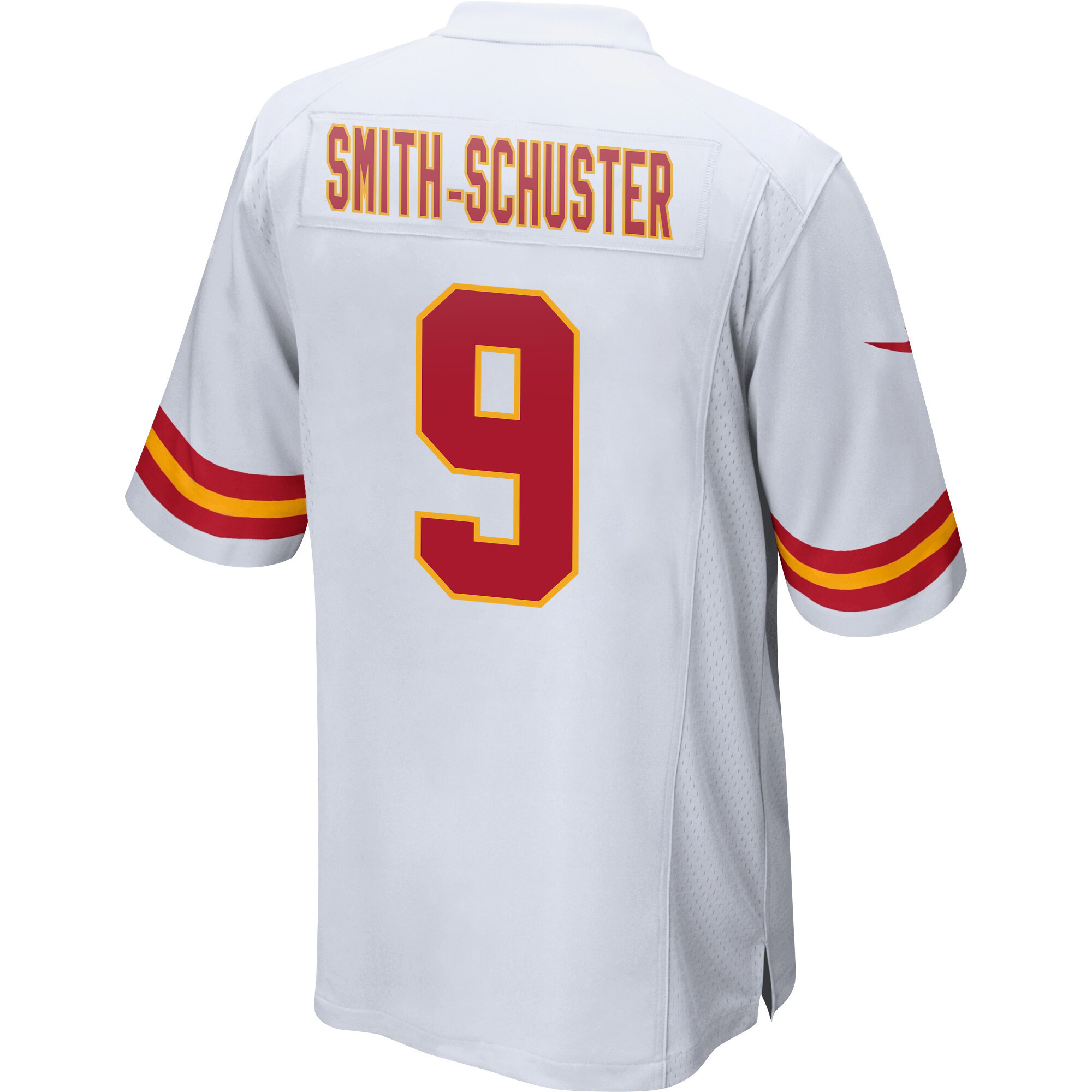 JuJu Smith-Schuster 9 Kansas City Chiefs Super Bowl LVII Champions Men Game Jersey - White