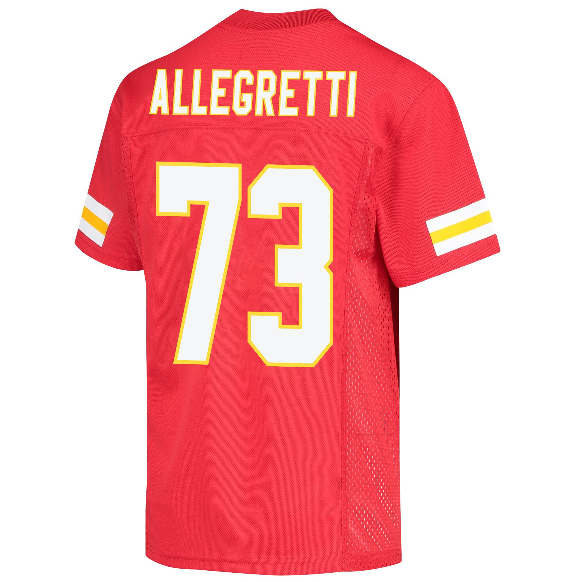 Nick Allegretti 73 Kansas City Chiefs Super Bowl LVII Champions Youth Game Jersey - Red