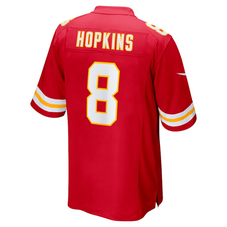 DeAndre Hopkins #8 Kansas City Chiefs Super Bowl LIX Jersey - Men's - Red