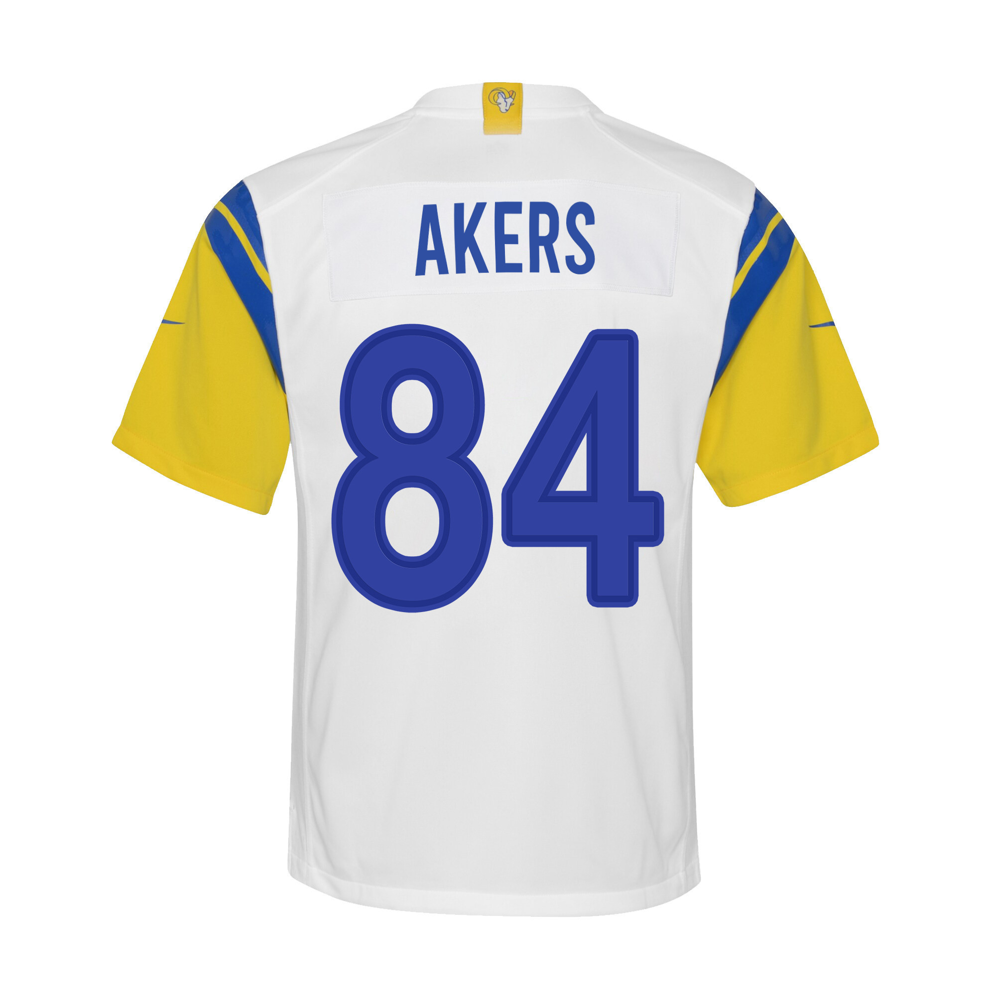 Super Bowl LVI Champions Los Angeles Rams Landen Akers 84 White Youth's Jersey Jersey