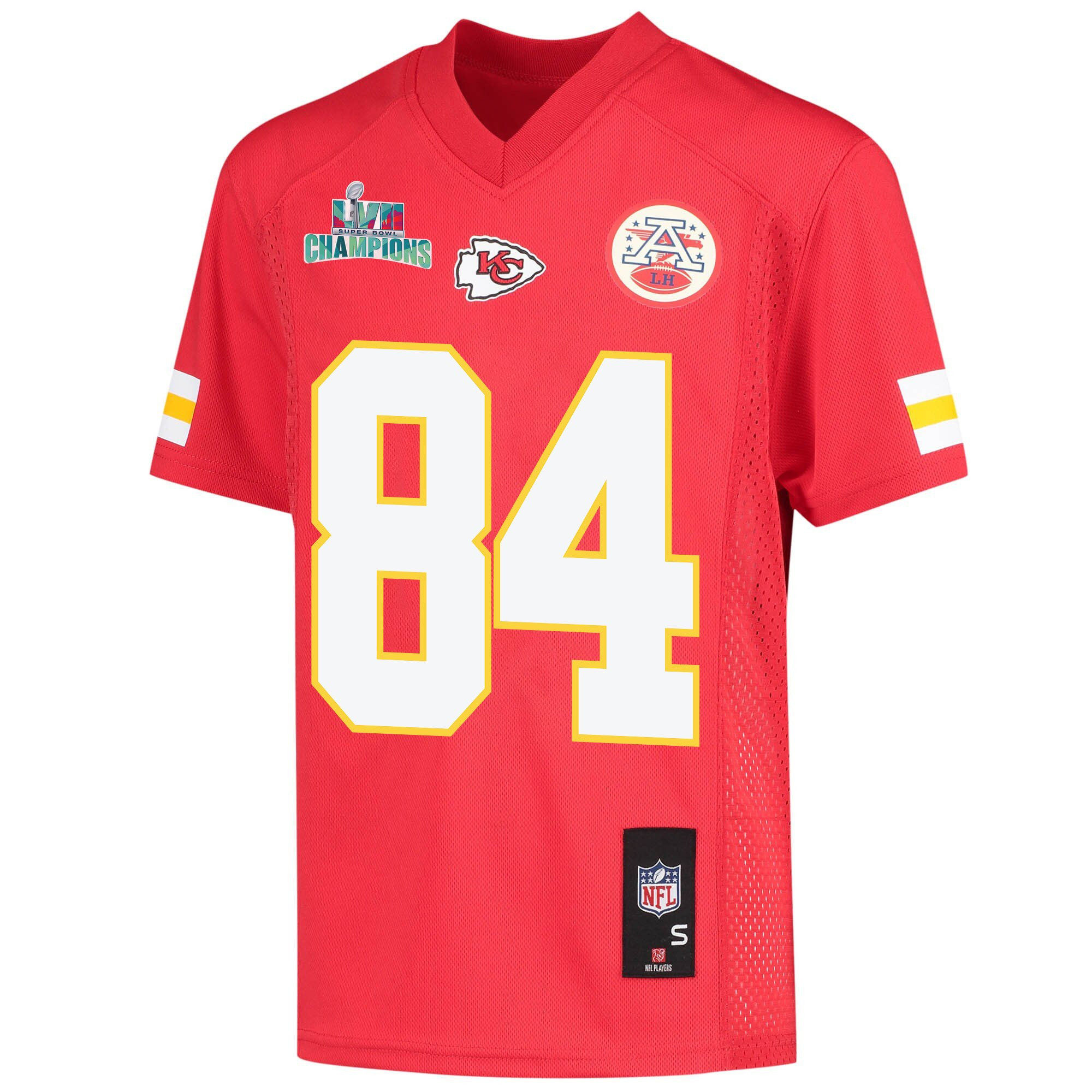 Justin Watson 84 Kansas City Chiefs Super Bowl LVII Champions Youth Game Jersey - Red