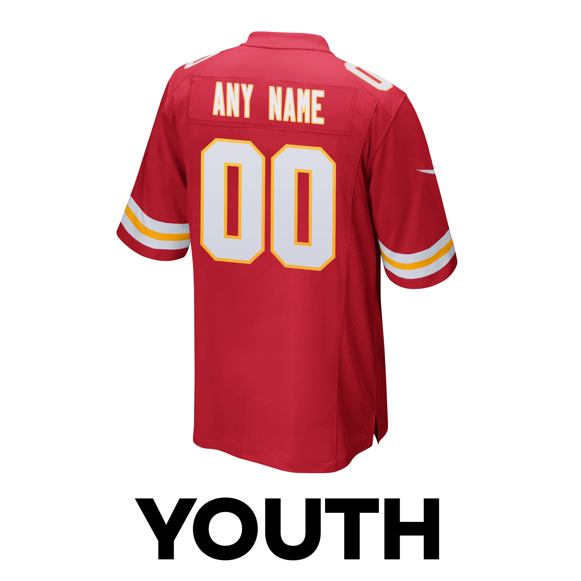 Kansas City Chiefs Super Bowl LVIII Back To Back Game YOUTH Jersey - Scarlet