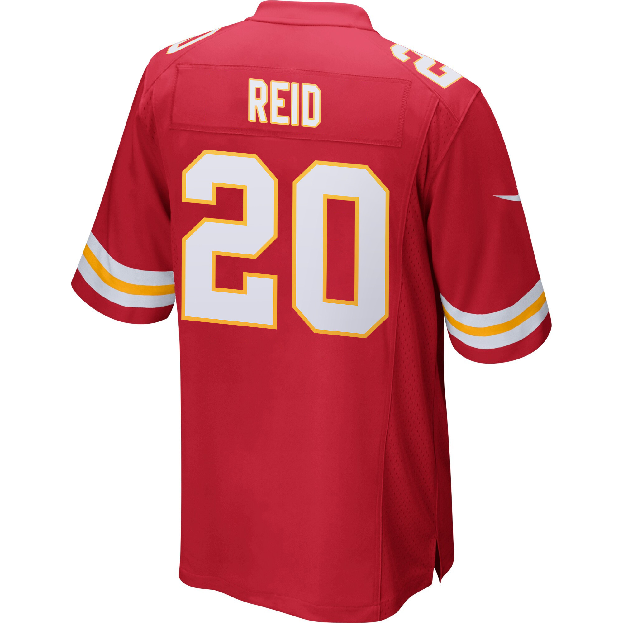 Justin Reid 20 Kansas City Chiefs Super Bowl LIX New Orleans Patch Game Men Jersey - Red