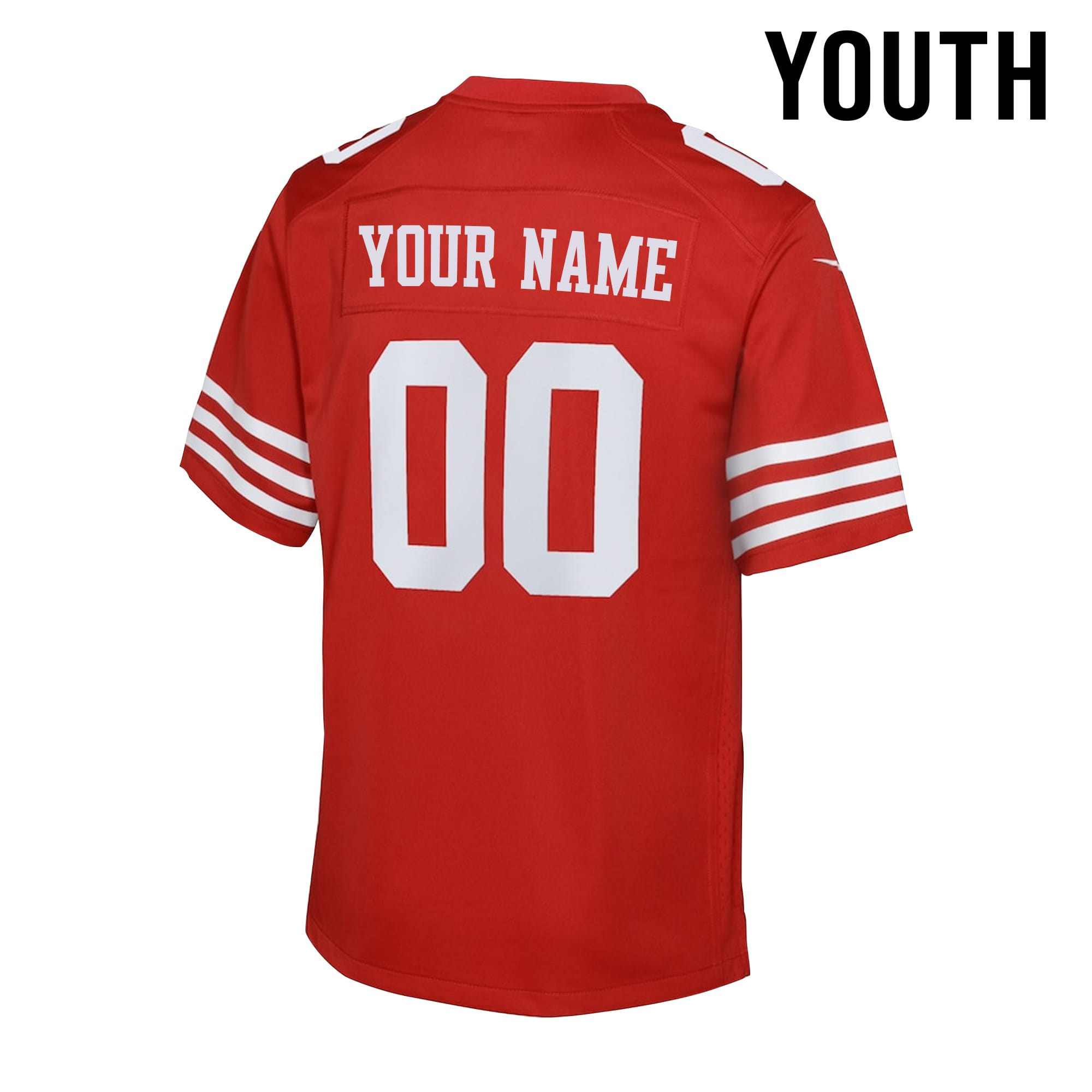 San Francisco 49ers Super Bowl LVIII Game Style YOUTH Jersey - Red V3