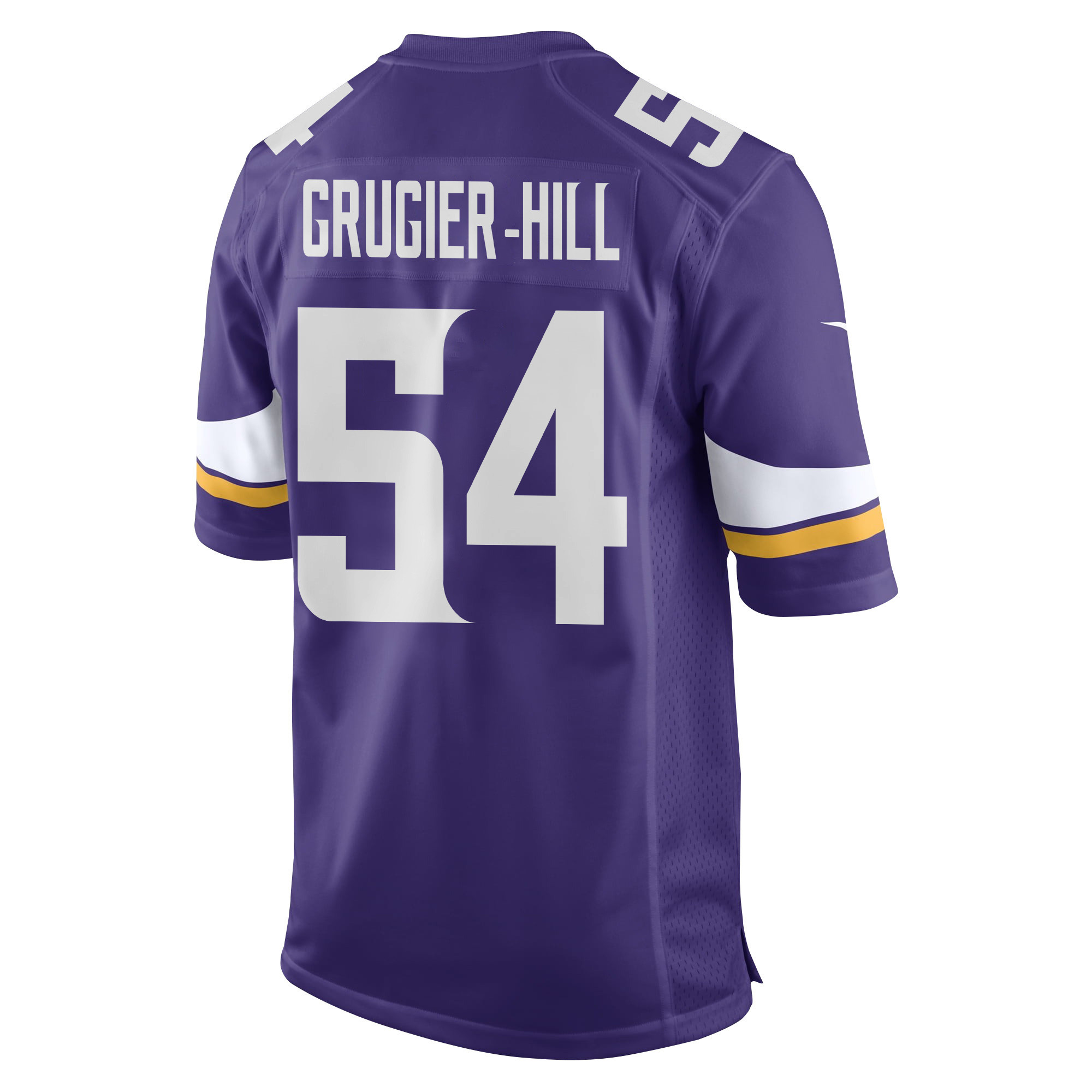 Kamu Grugier-Hill 54 Minnesota Vikings Super Bowl LIX New Orleans Patch Game Men Jersey - Purple