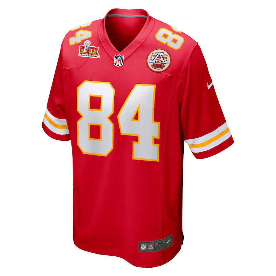 Justin Watson #84 Kansas City Chiefs Super Bowl LIX YOUTH Jersey - Red