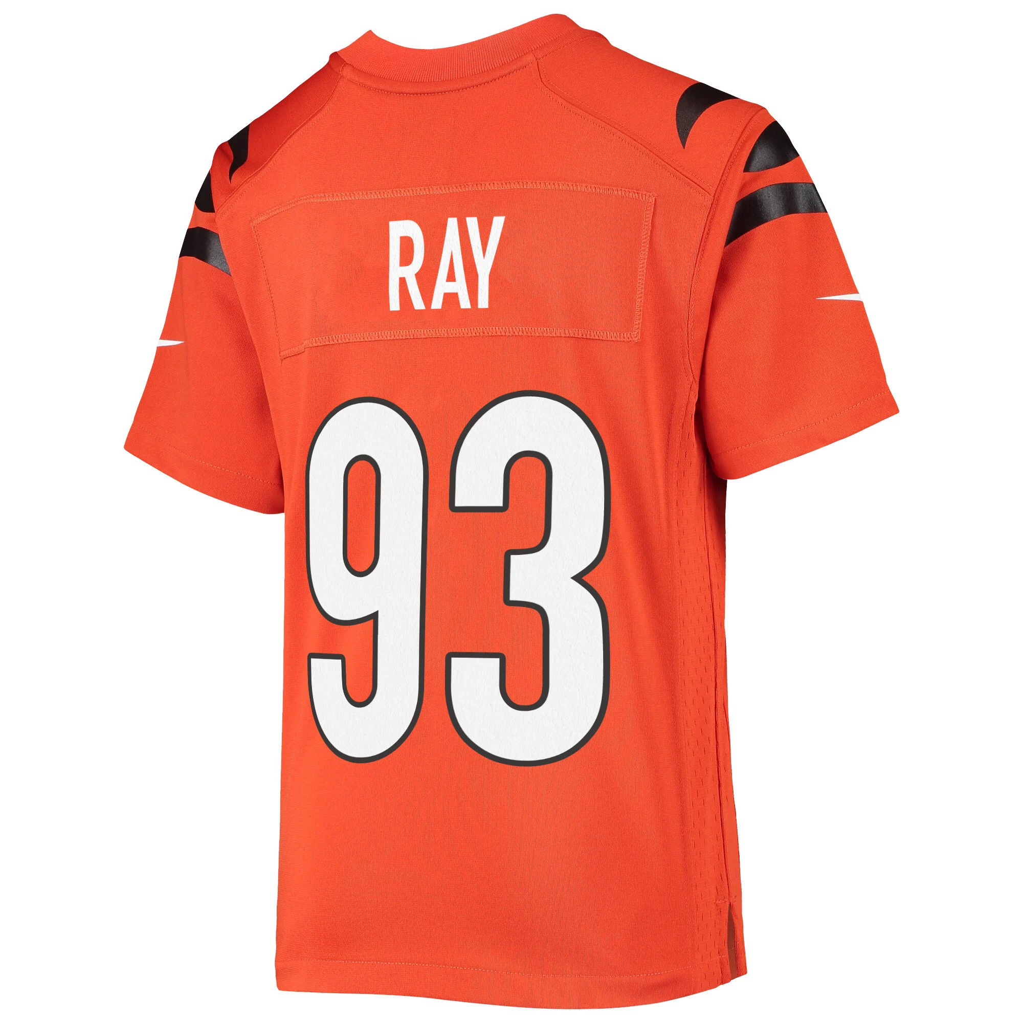 Super Bowl LVI Champions Cincinnati Bengals Wyatt Ray 93 Orange Youth's Jersey Jersey
