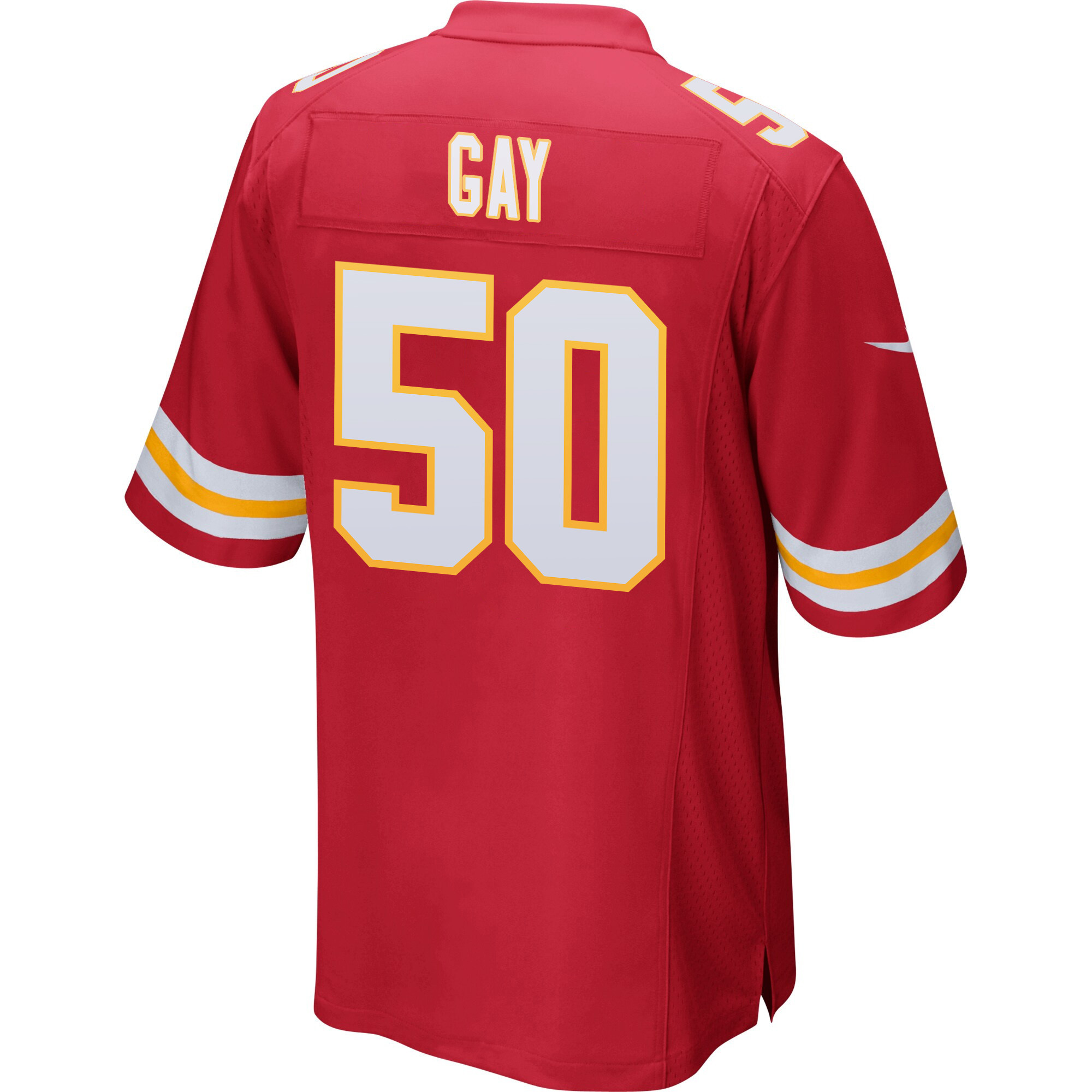 Willie Gay 50 Kansas City Chiefs Super Bowl LVIII Patch Game Men Jersey - Red