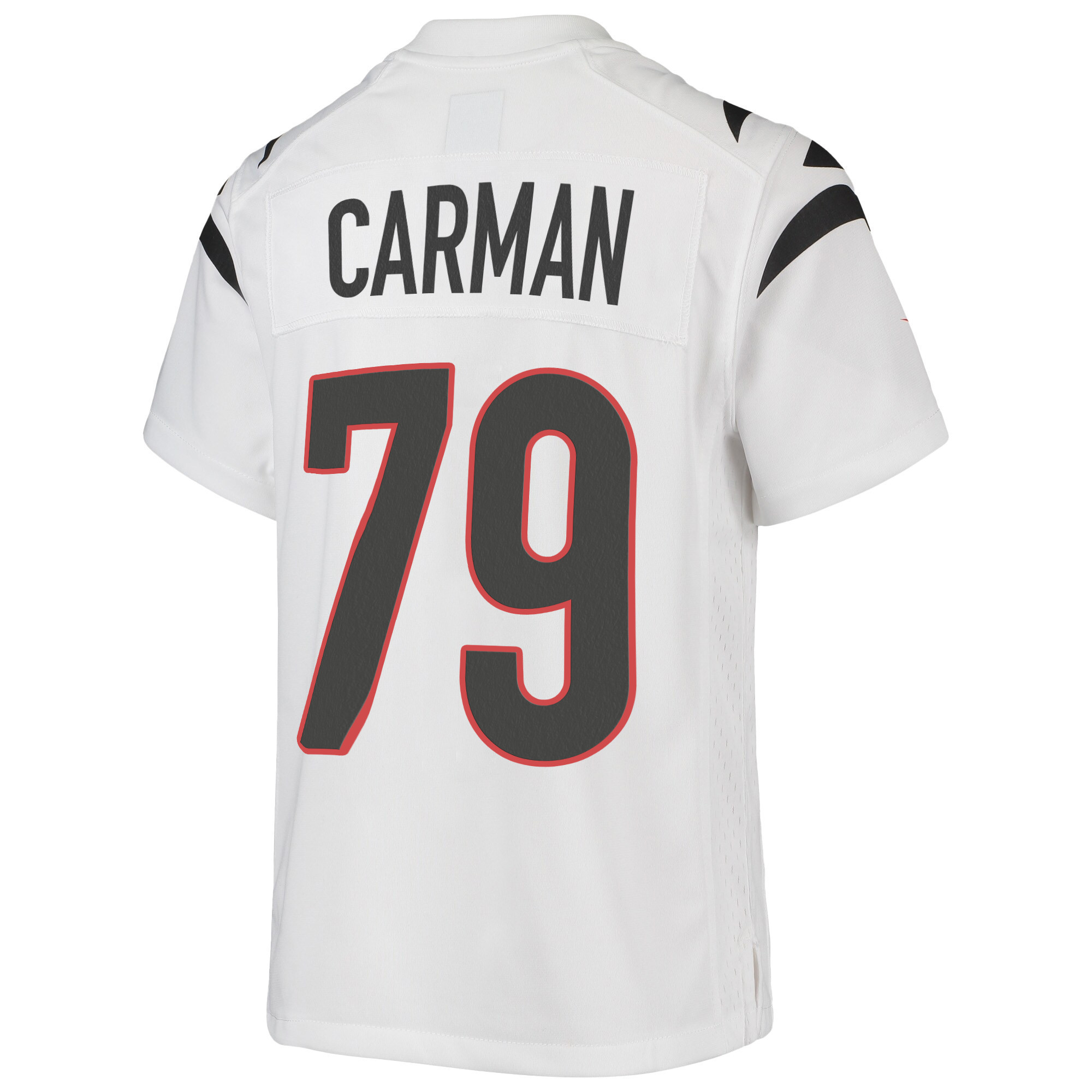 Super Bowl LVI Champions Cincinnati Bengals Jackson Carman 79 White Youth's Jersey Jersey