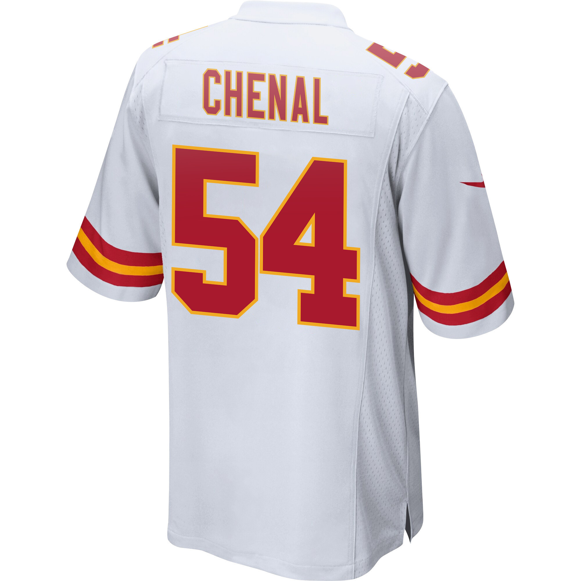 Leo Chenal 54 Kansas City Chiefs Super Bowl LVII Champions 3 Stars Men Game Jersey - White