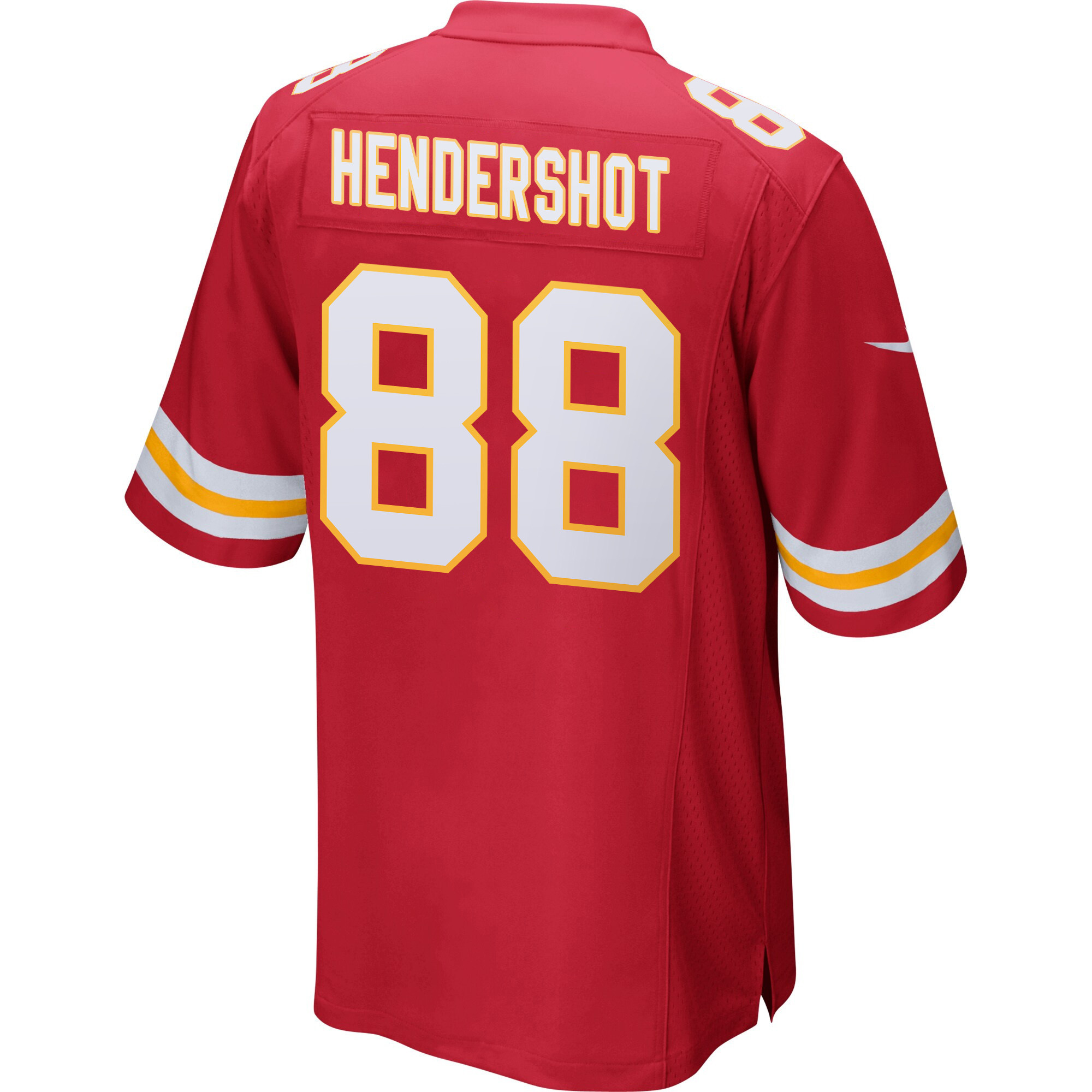 Peyton Hendershot 88 Kansas City Chiefs Super Bowl LIX New Orleans Patch Game Men Jersey - Red