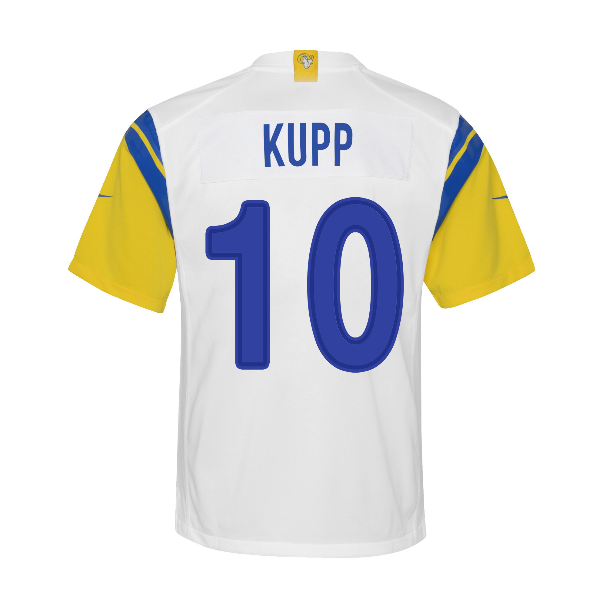Super Bowl LVI Champions Los Angeles Rams Cooper Kupp 10 White Youth's Jersey Jersey