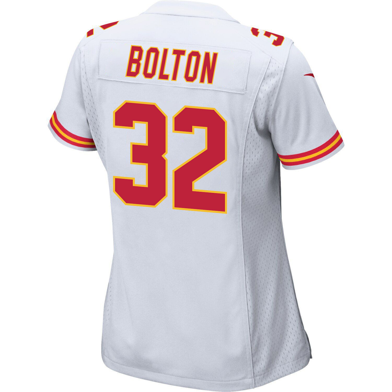 Nick Bolton 32 Kansas City Chiefs Super Bowl LVII Champions 3 Stars Women Game Jersey - White
