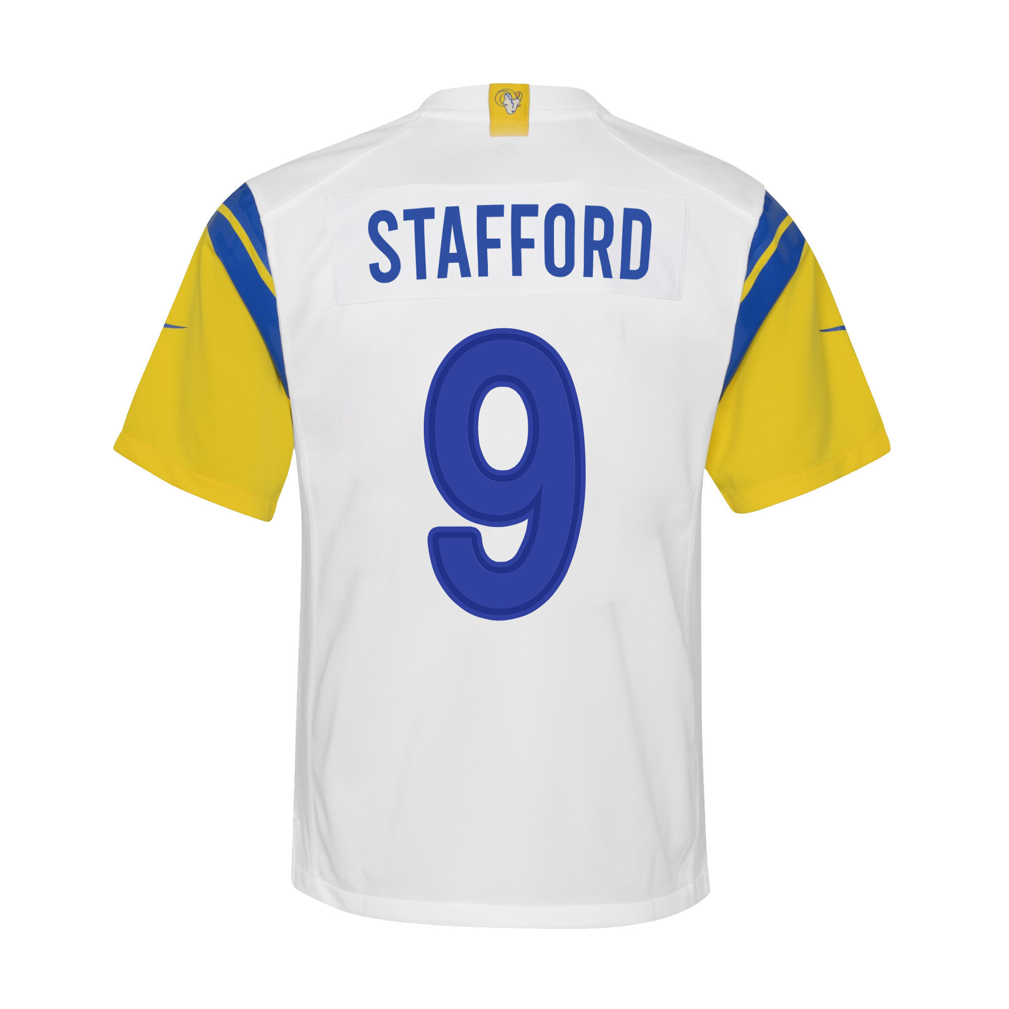 Super Bowl LVI Champions Los Angeles Rams Matthew Stafford 9 White Youth's Jersey Jersey