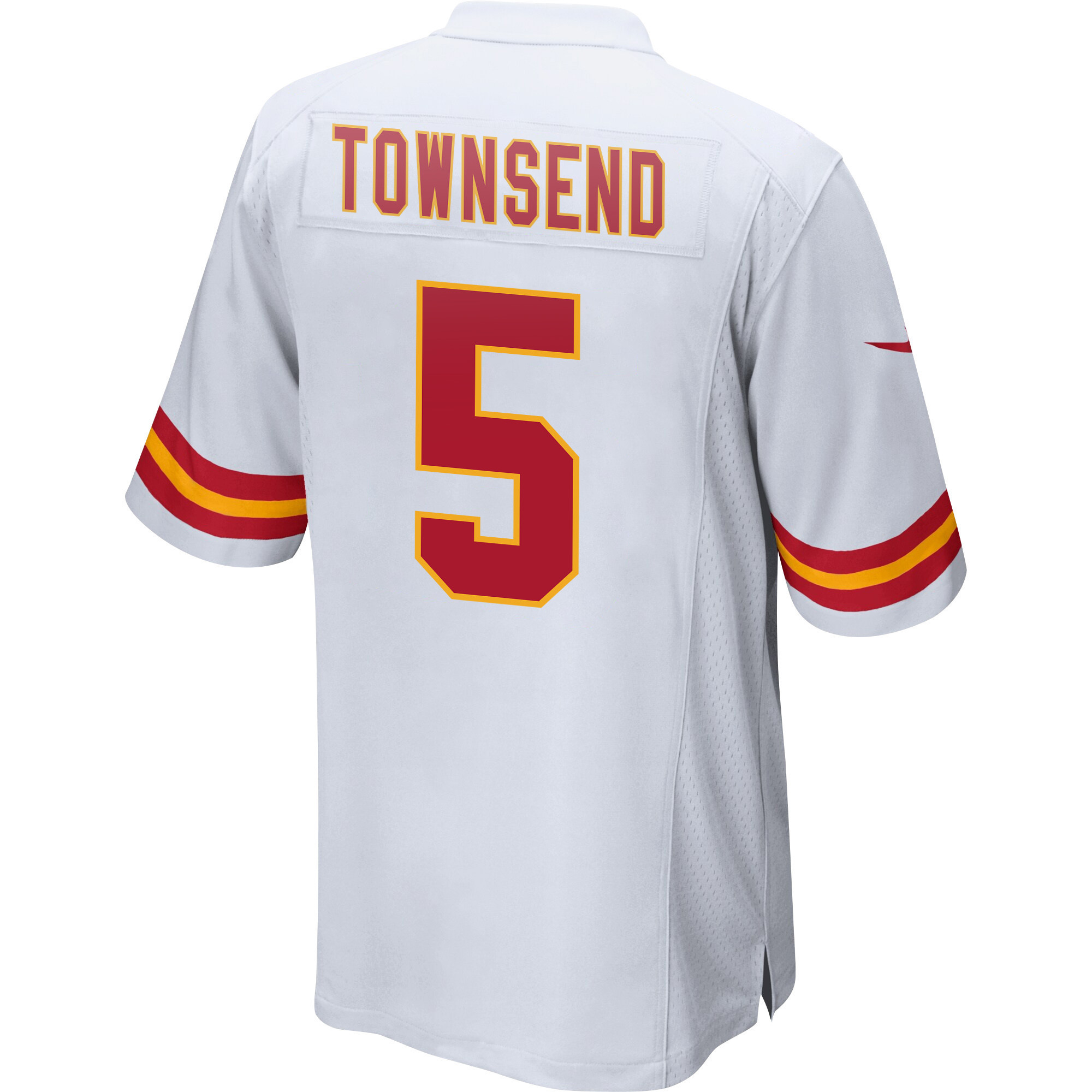 Tommy Townsend 5 Kansas City Chiefs Super Bowl LVII Champions 3 Stars Men Game Jersey - White