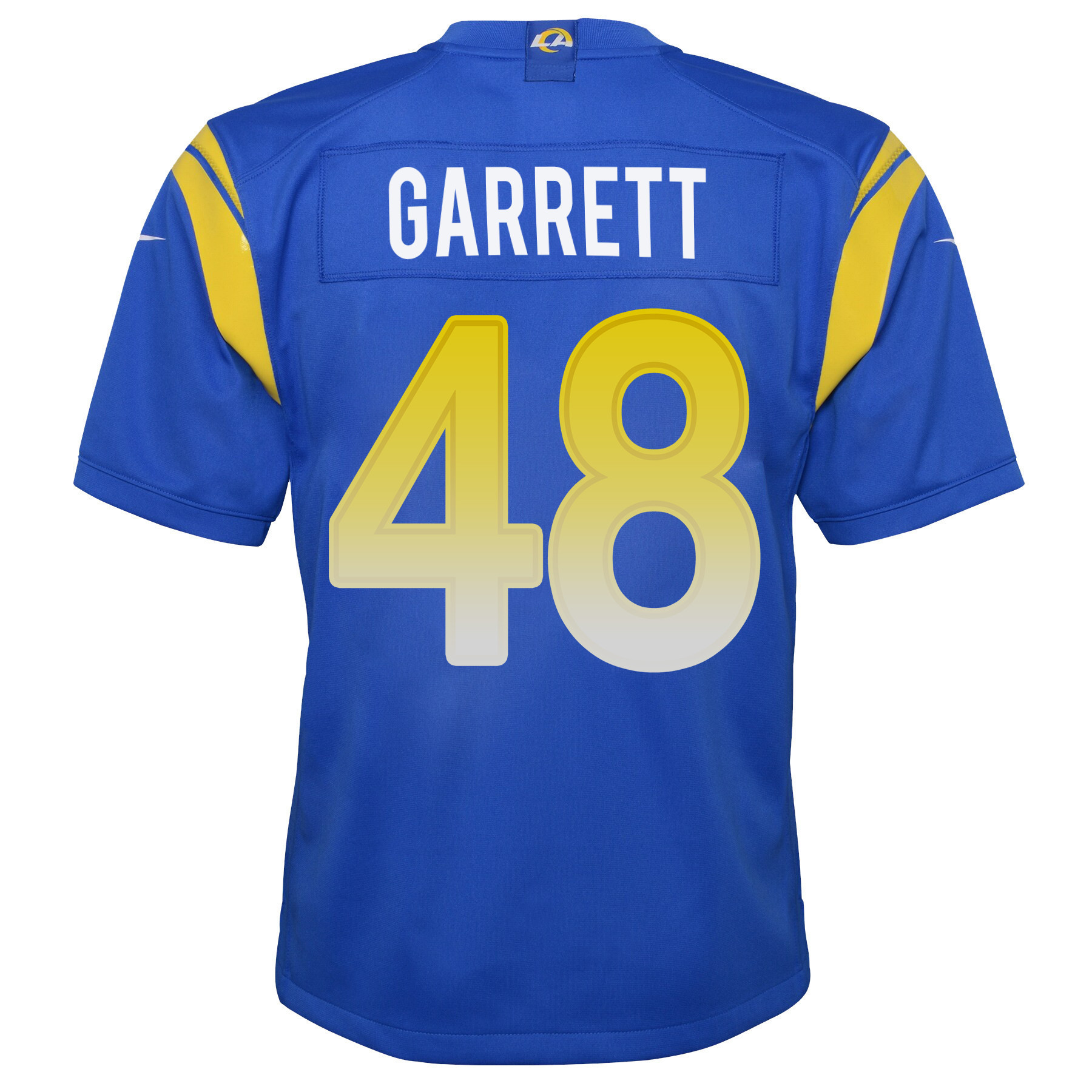 Super Bowl LVI Champions Los Angeles Rams Chris Garrett 48 Royal Youth's Jersey Jersey