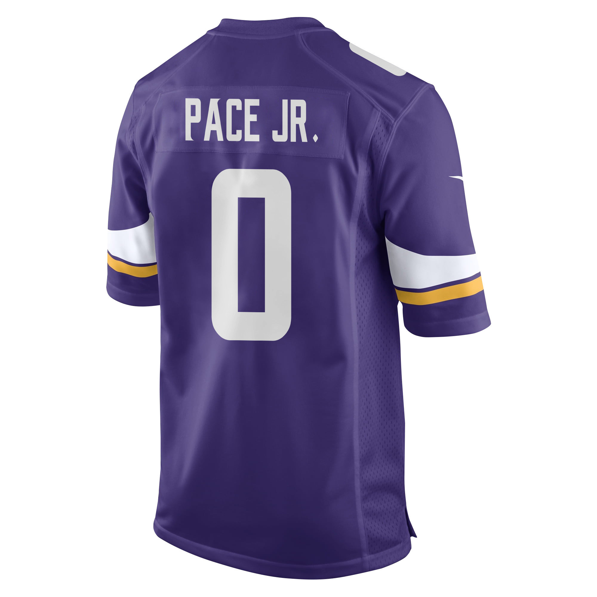 Ivan Pace Jr. 0 Minnesota Vikings Super Bowl LIX New Orleans Patch Game Men Jersey - Purple