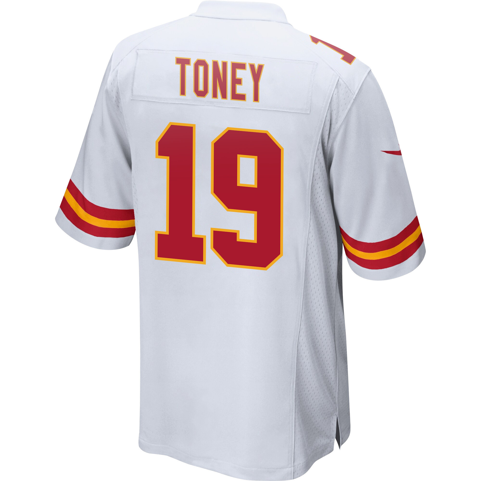 Kadarius Toney 19 Kansas City Chiefs Super Bowl LVII Champions Men Game Jersey - White