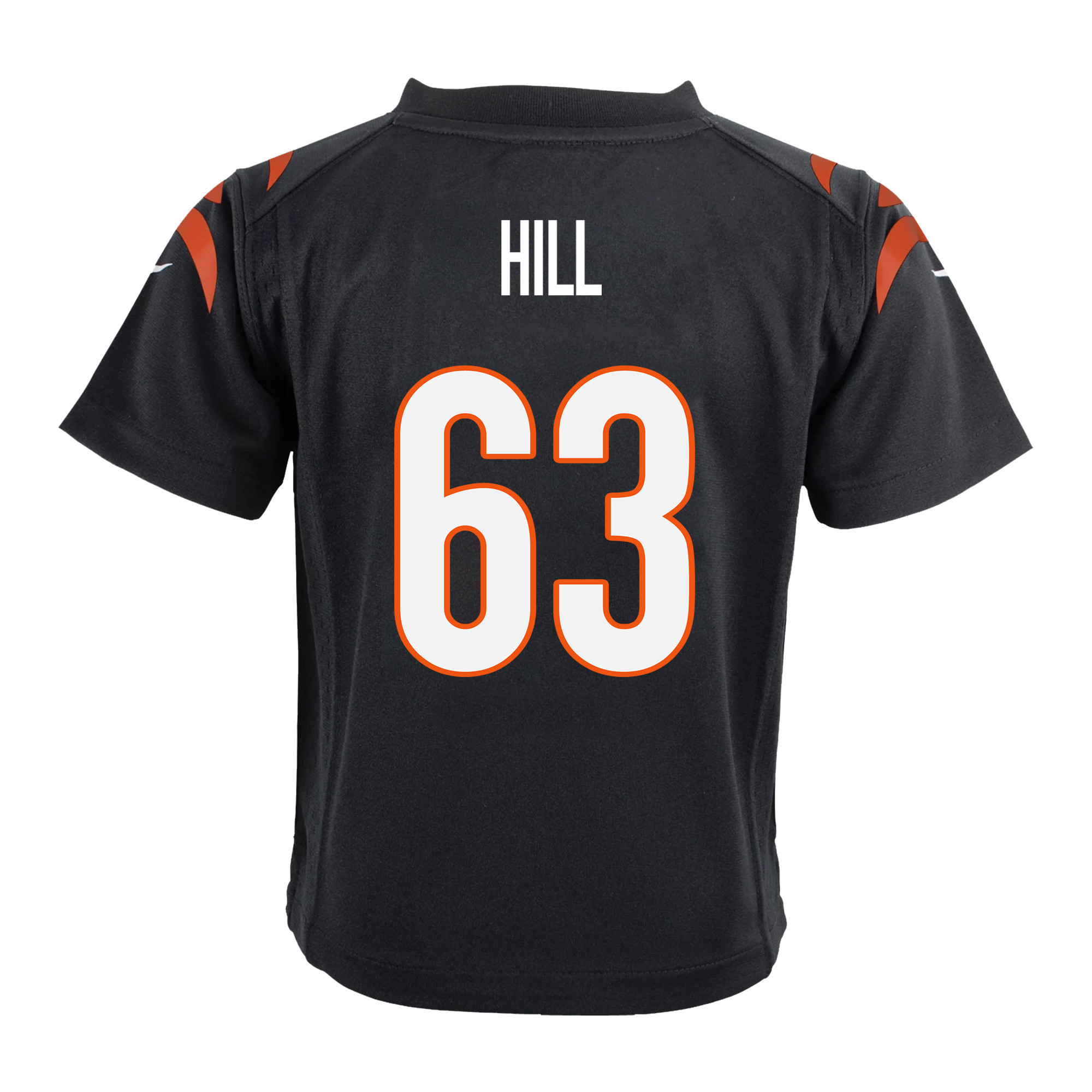 Super Bowl LVI Champions Cincinnati Bengals Trey Hill 63 Black Youth's Jersey Jersey