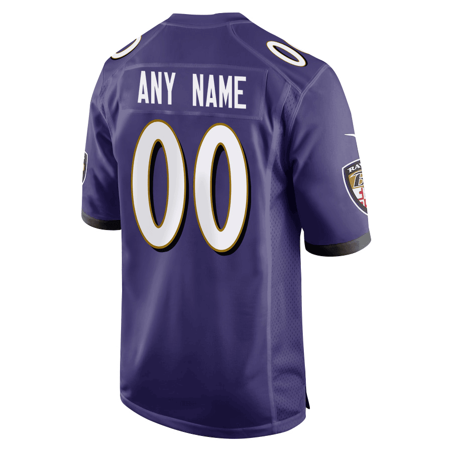 Baltimore Ravens vs. San Francisco 49ers Super Bowl LVIII Matchup Game Custom Men Jersey - Purple