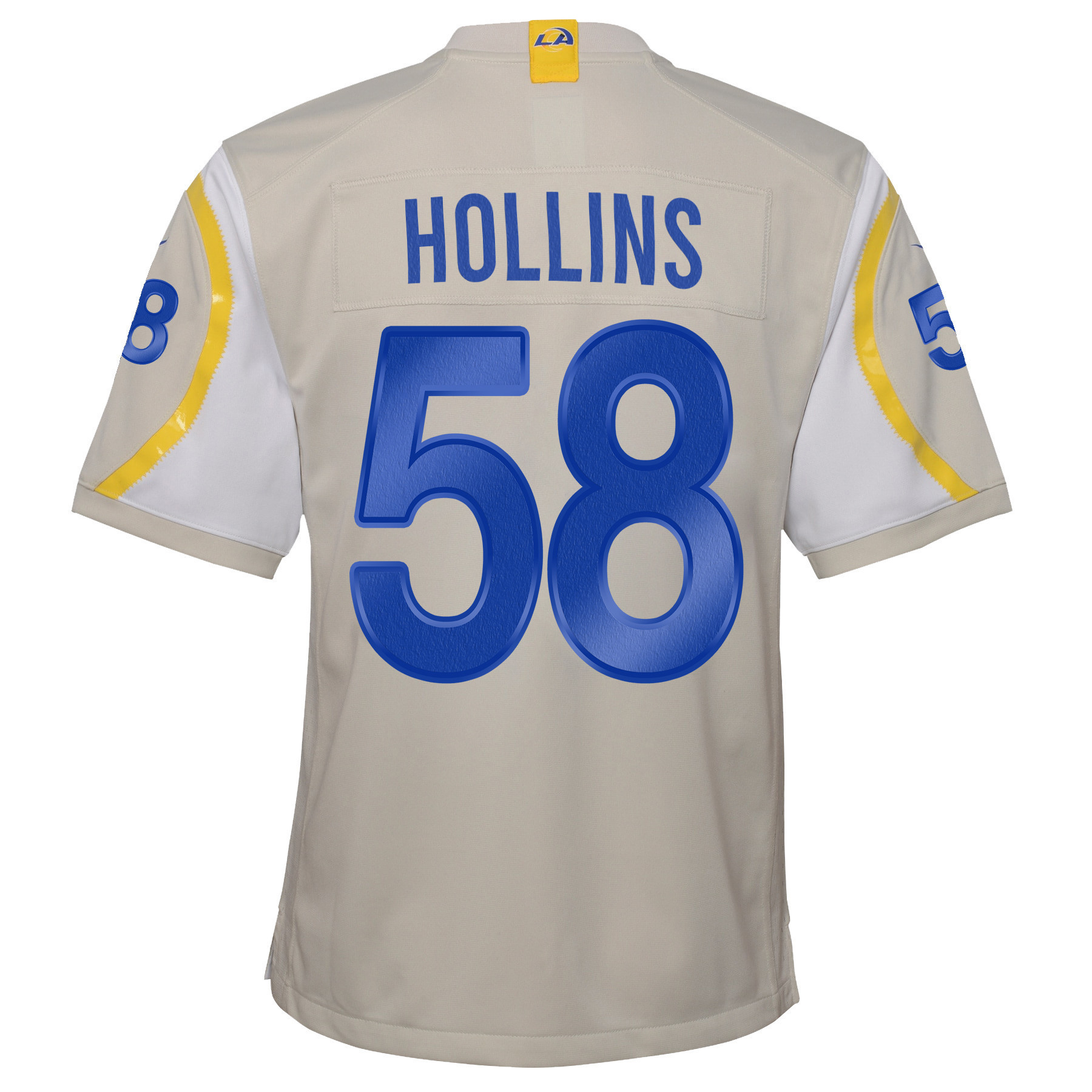 Super Bowl LVI Champions Los Angeles Rams Justin Hollins 58 Bone Youth's Jersey Jersey