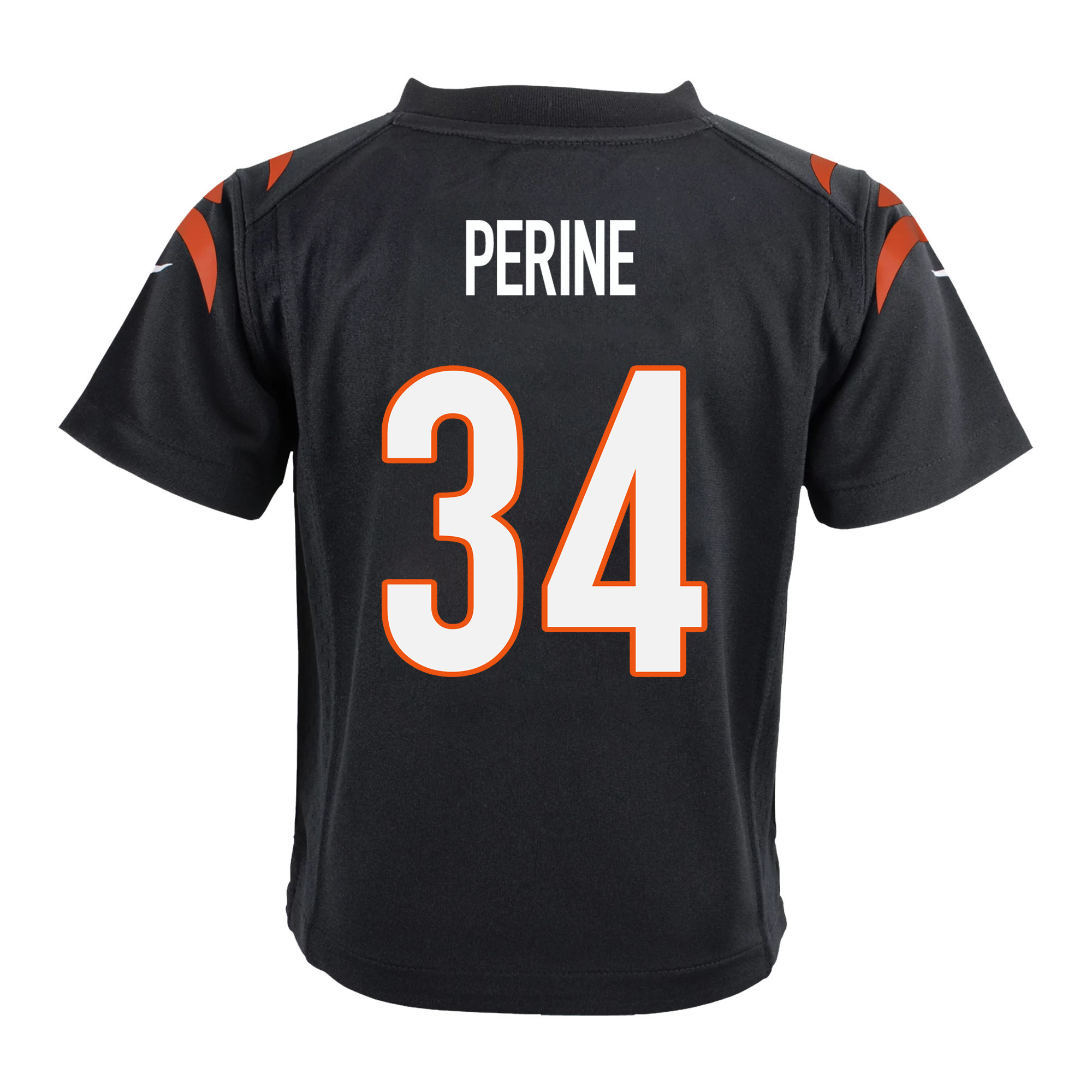 Super Bowl LVI Champions Cincinnati Bengals Samaje Perine 34 Black Youth's Jersey Jersey