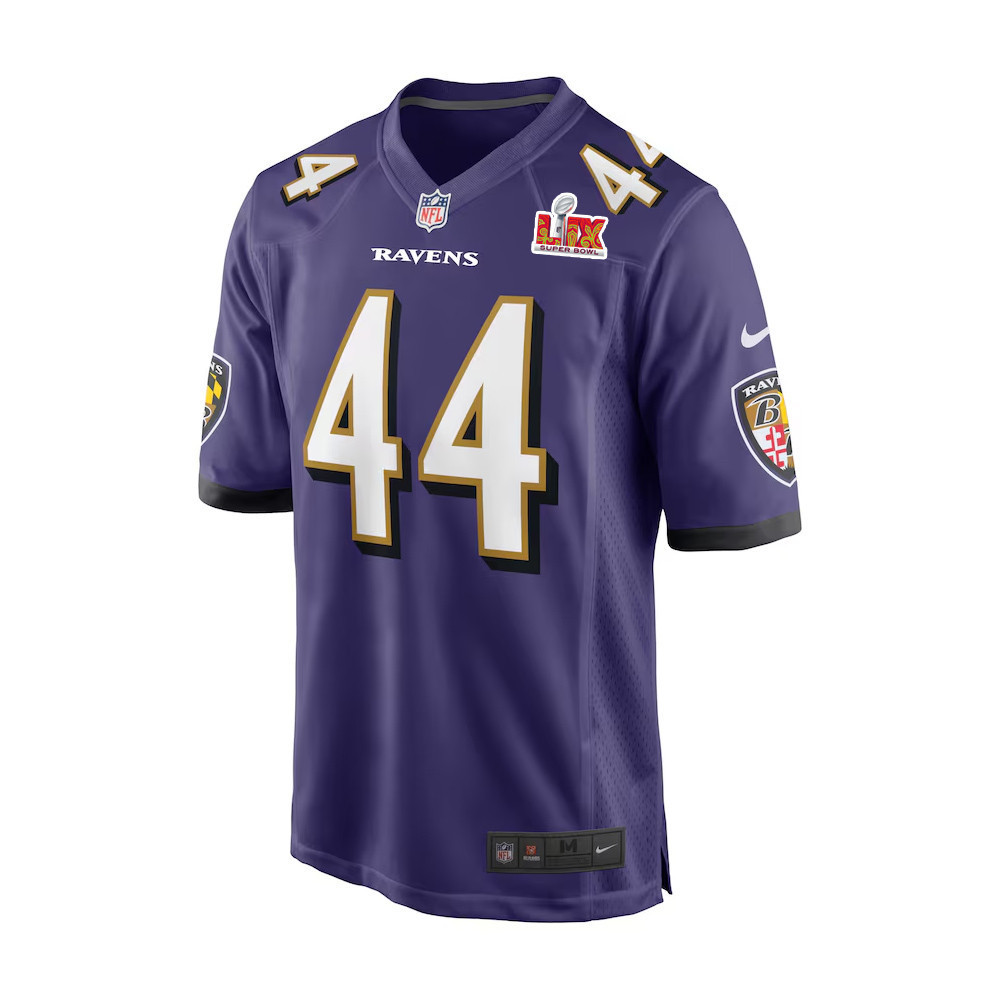 Marlon Humphrey #44 Baltimore Ravens Super Bowl LIX Jersey - Men's - Purple