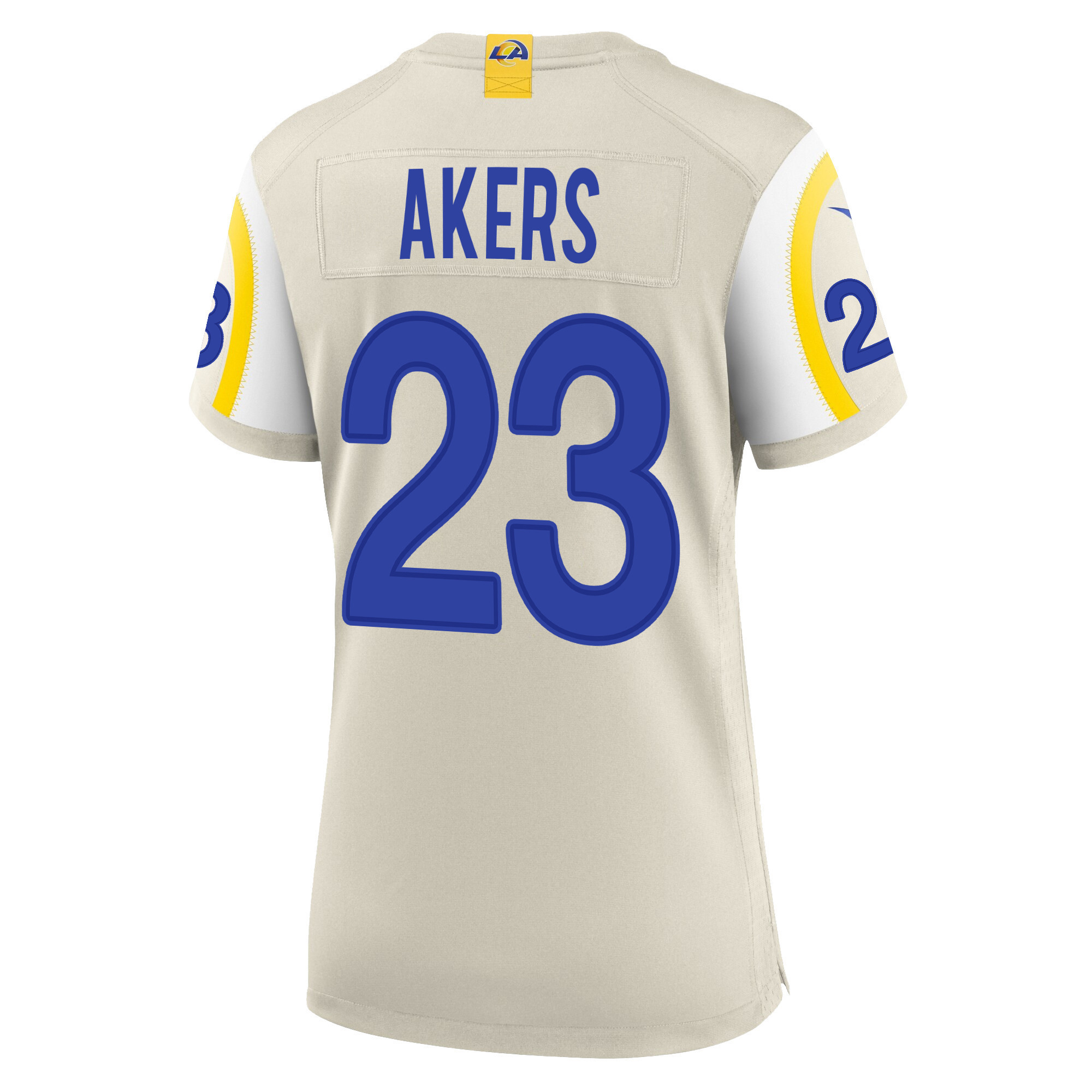 Super Bowl LVI Champions Los Angeles Rams Cam Akers 23 Bone Women's Jersey Jersey