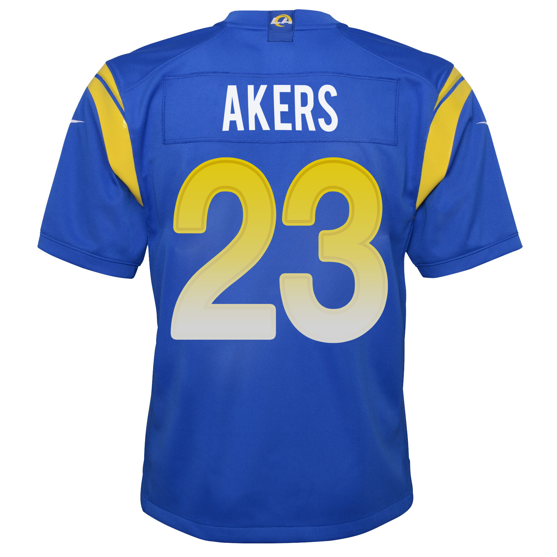 Super Bowl LVI Champions Los Angeles Rams Cam Akers 23 Royal Youth's Jersey Jersey