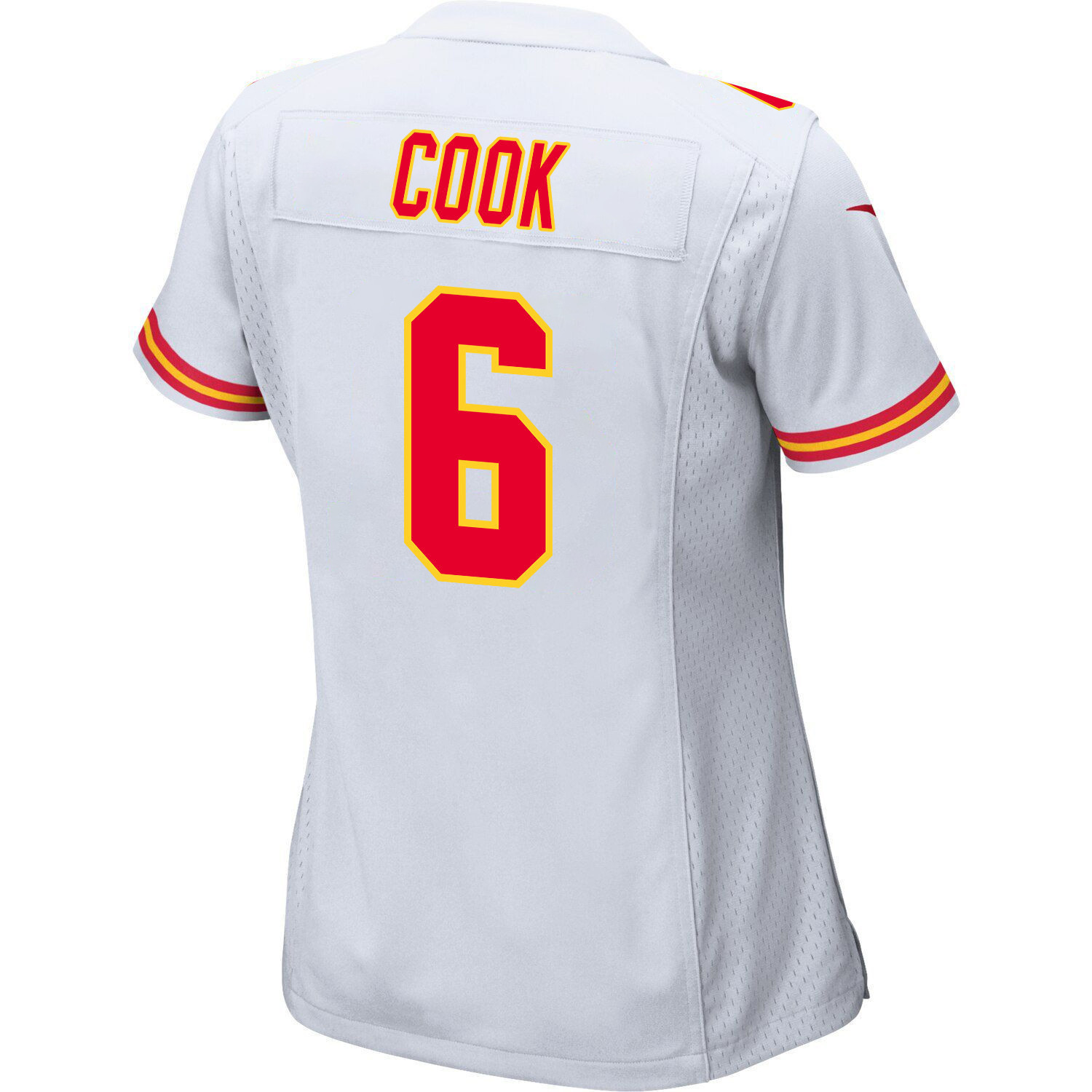 Bryan Cook 6 Kansas City Chiefs Super Bowl LVIII Patch Game Women Jersey - White