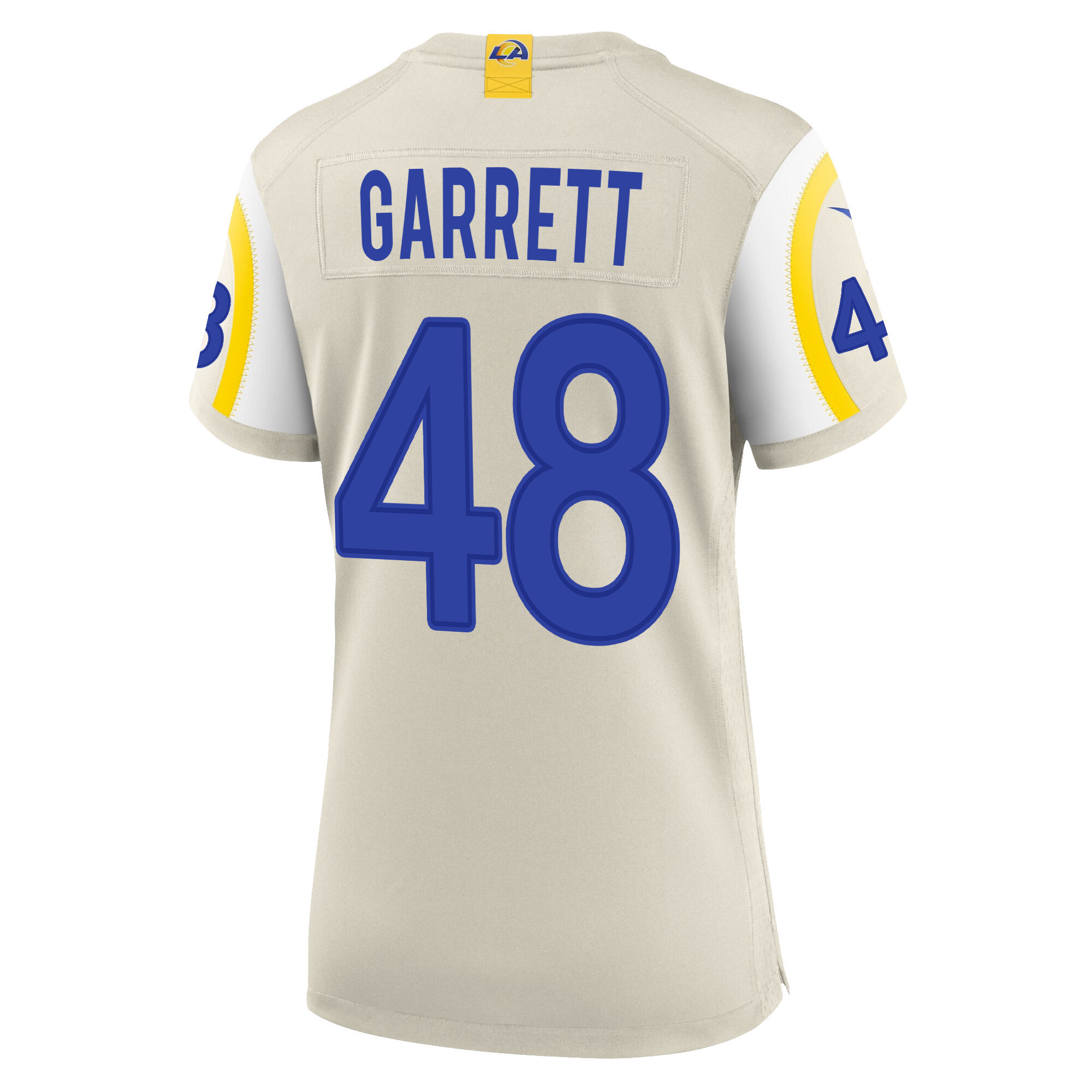 Super Bowl LVI Champions Los Angeles Rams Chris Garrett 48 Bone Women's Jersey Jersey