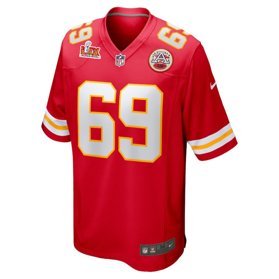Mike Pennel #69 Kansas City Chiefs Super Bowl LIX Jersey - Men's - Red
