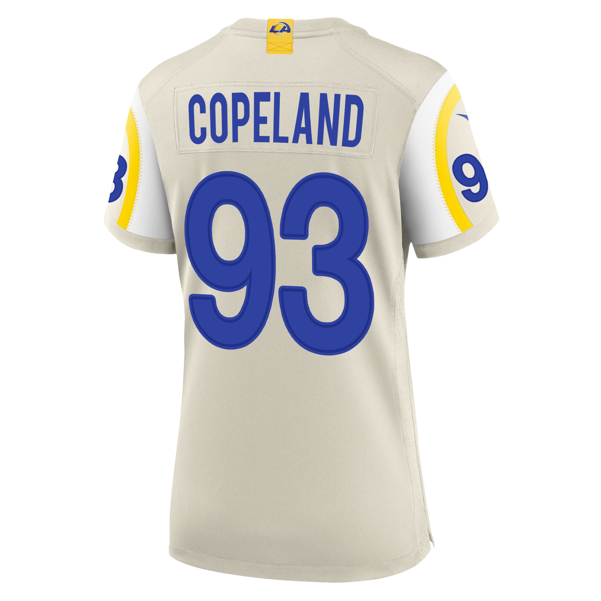 Super Bowl LVI Champions Los Angeles Rams Marquise Copeland 93 Bone Women's Jersey Jersey