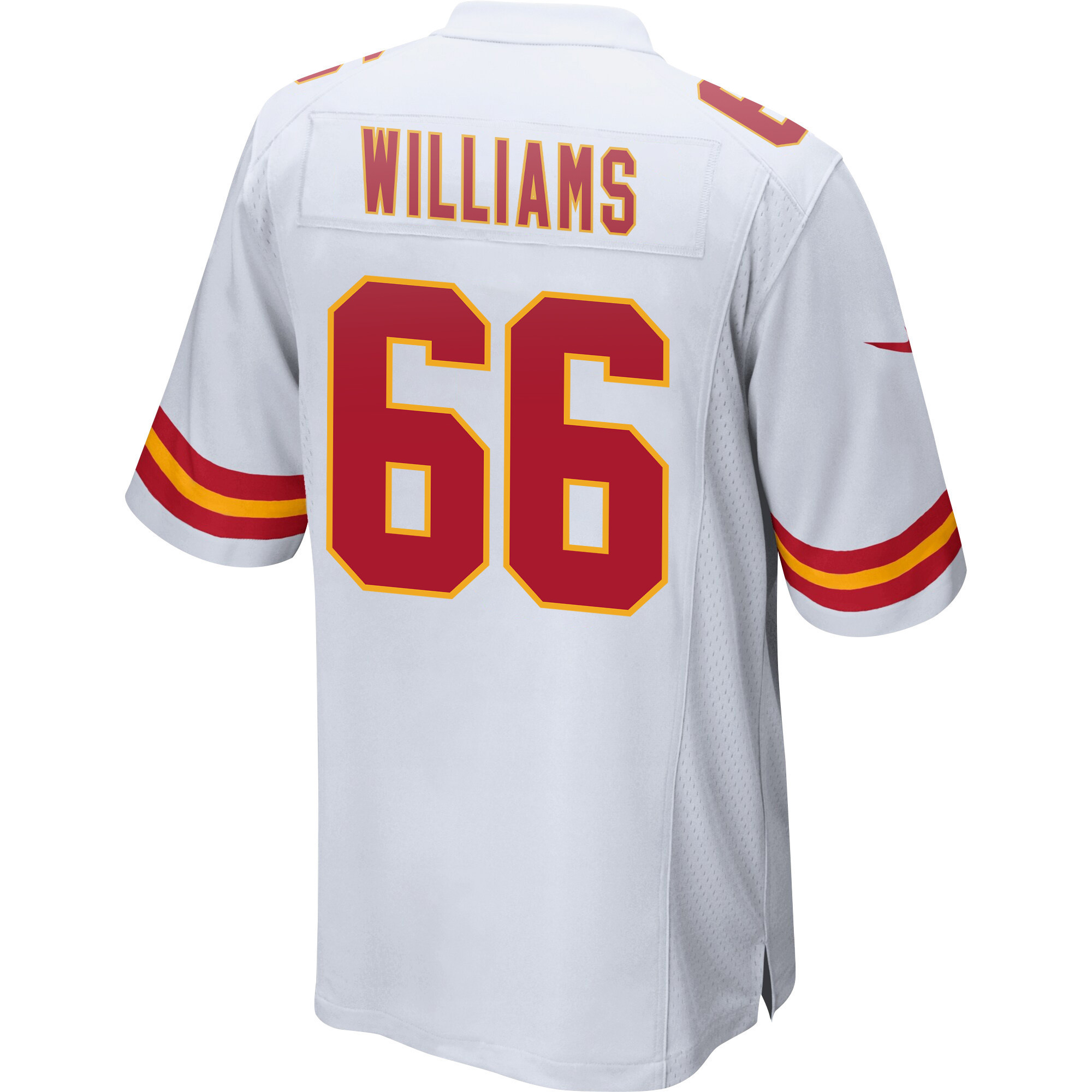 Brandon Williams 66 Kansas City Chiefs Super Bowl LVII Champions Men Game Jersey - White