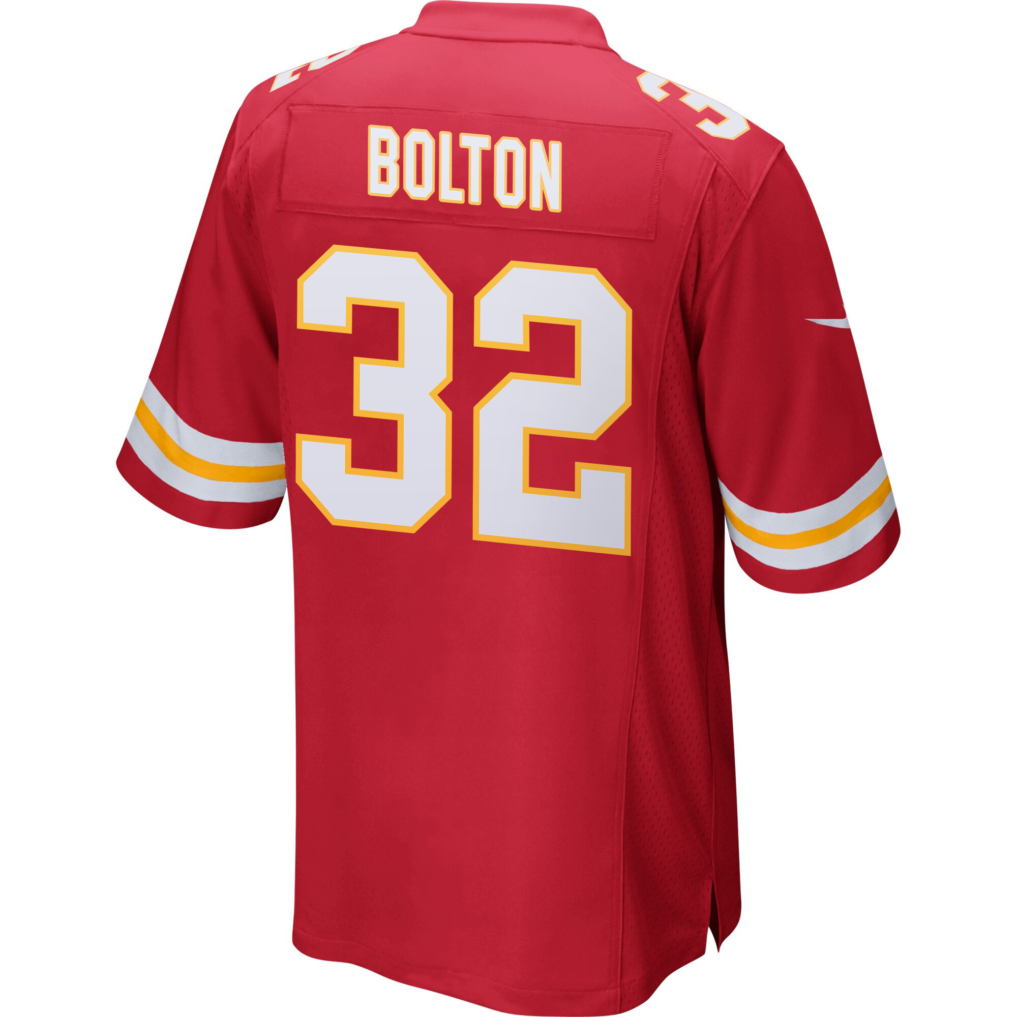 Nick Bolton 32 Kansas City Chiefs Super Bowl LIX New Orleans Patch Game Men Jersey - Red