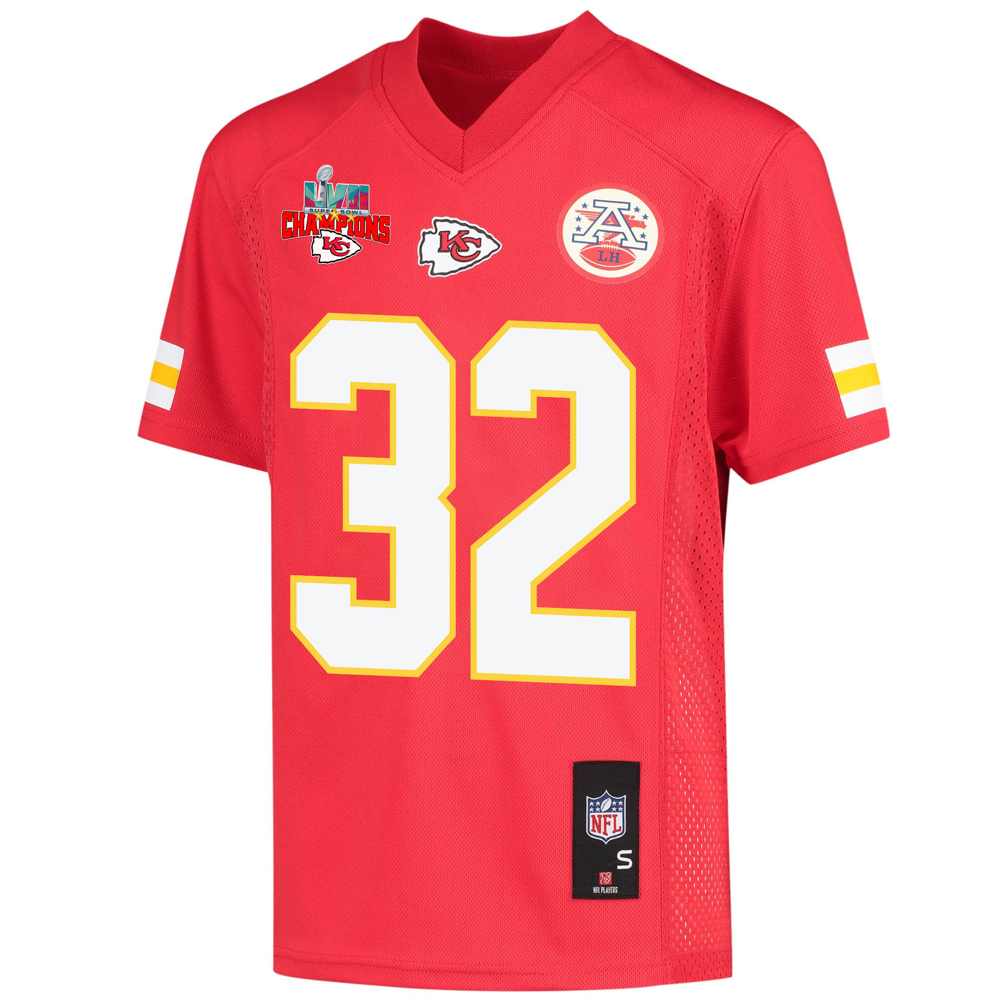 Nick Bolton 32 Kansas City Chiefs Super Bowl LVII Champions 3 Stars Youth Game Jersey - Red