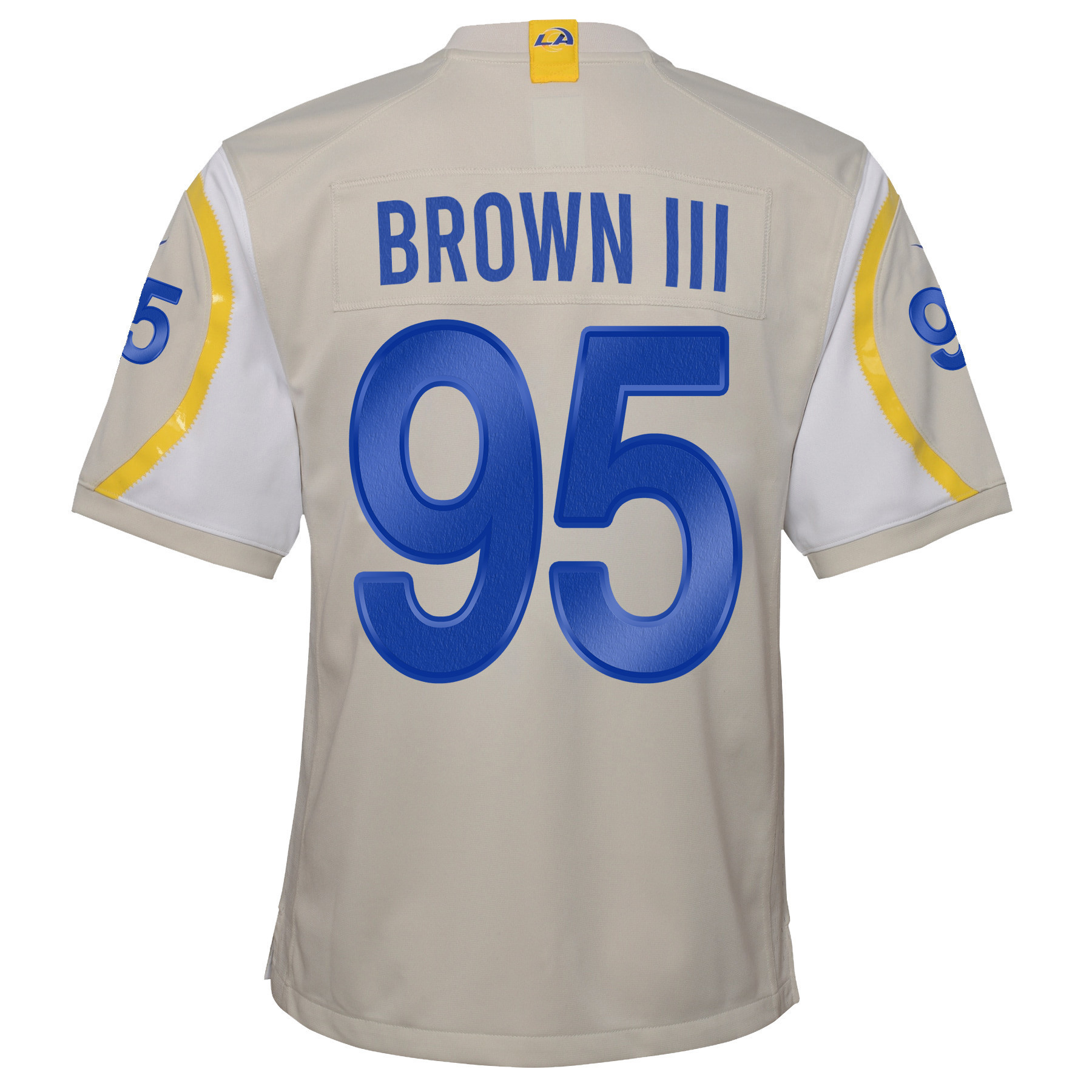 Super Bowl LVI Champions Los Angeles Rams Bobby Brown III 95 Bone Youth's Jersey Jersey