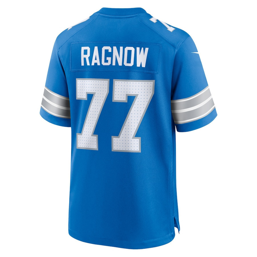 Frank Ragnow #77 Detroit Lions Super Bowl LIX YOUTH Jersey - Blue
