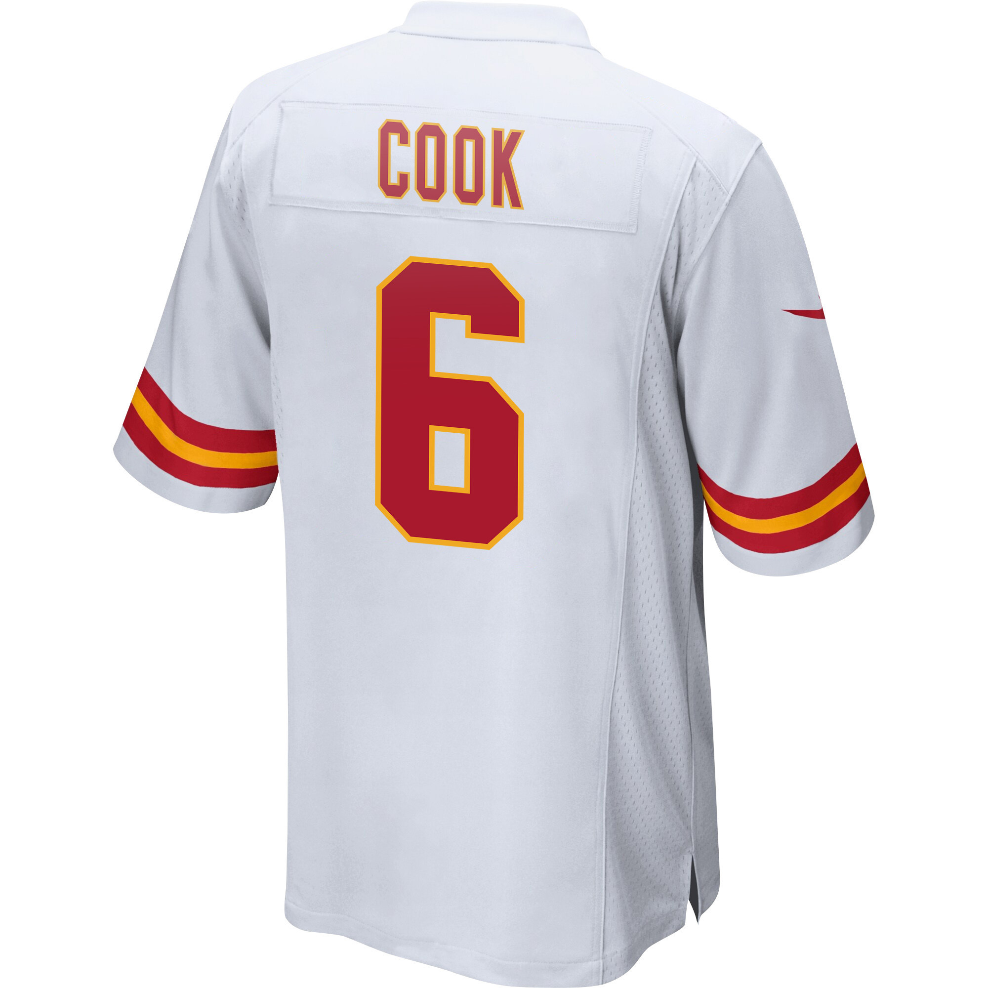 Bryan Cook 6 Kansas City Chiefs Super Bowl LVII Champions Men Game Jersey - White
