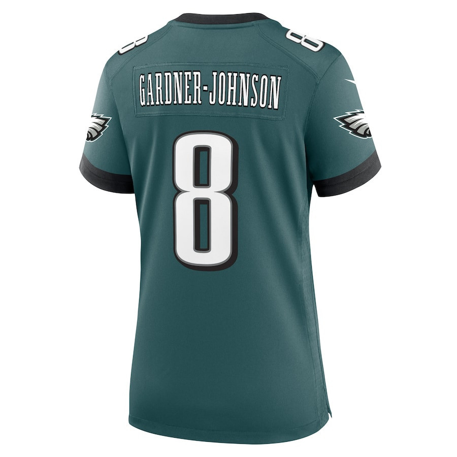 C.J. Gardner-Johnson #8 Philadelphia Eagles Super Bowl LIX Women's Jersey - Midnight Green
