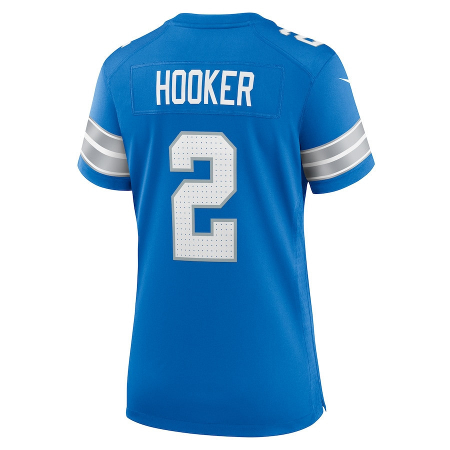 Hendon Hooker #2 Detroit Lions Super Bowl LIX Women's Jersey - Blue
