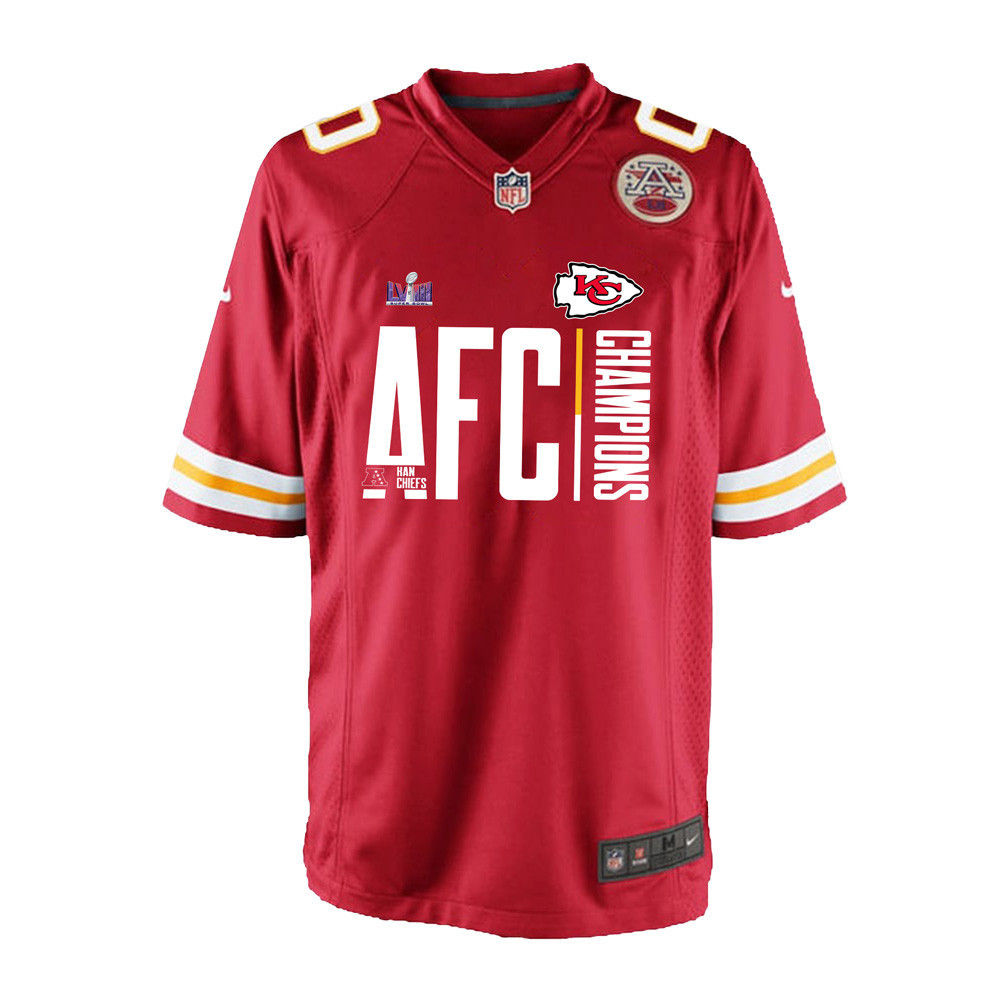 Kansas City Chiefs AFC Super Bowl LVIII Game YOUTH Jersey - Red