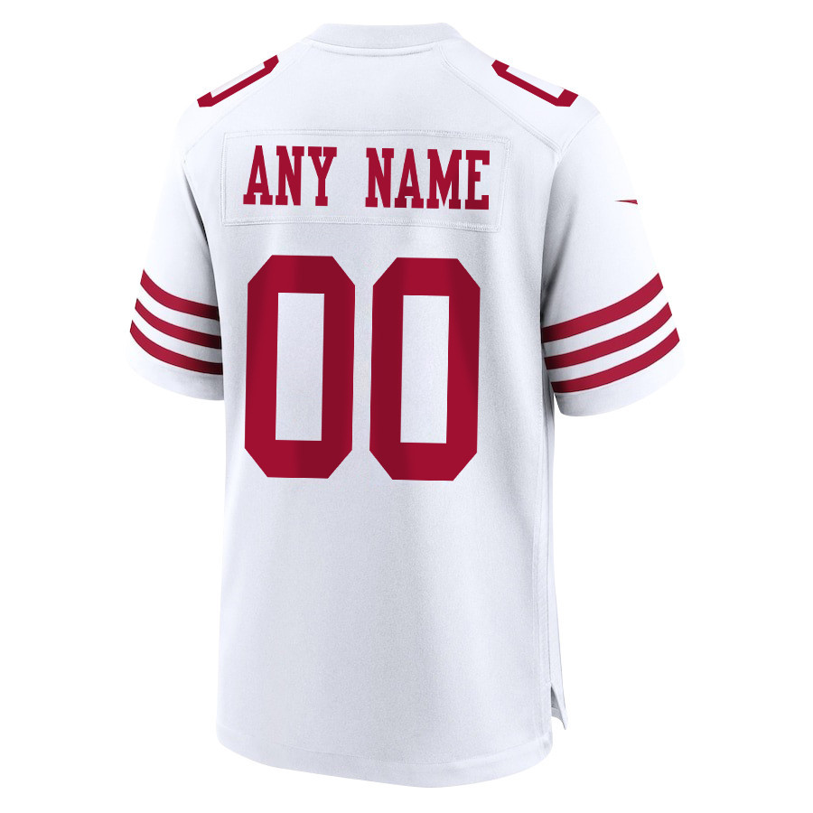 San Francisco 49ers Super Bowl LVIII Thanks For Memories Game Custom Men Jersey - White